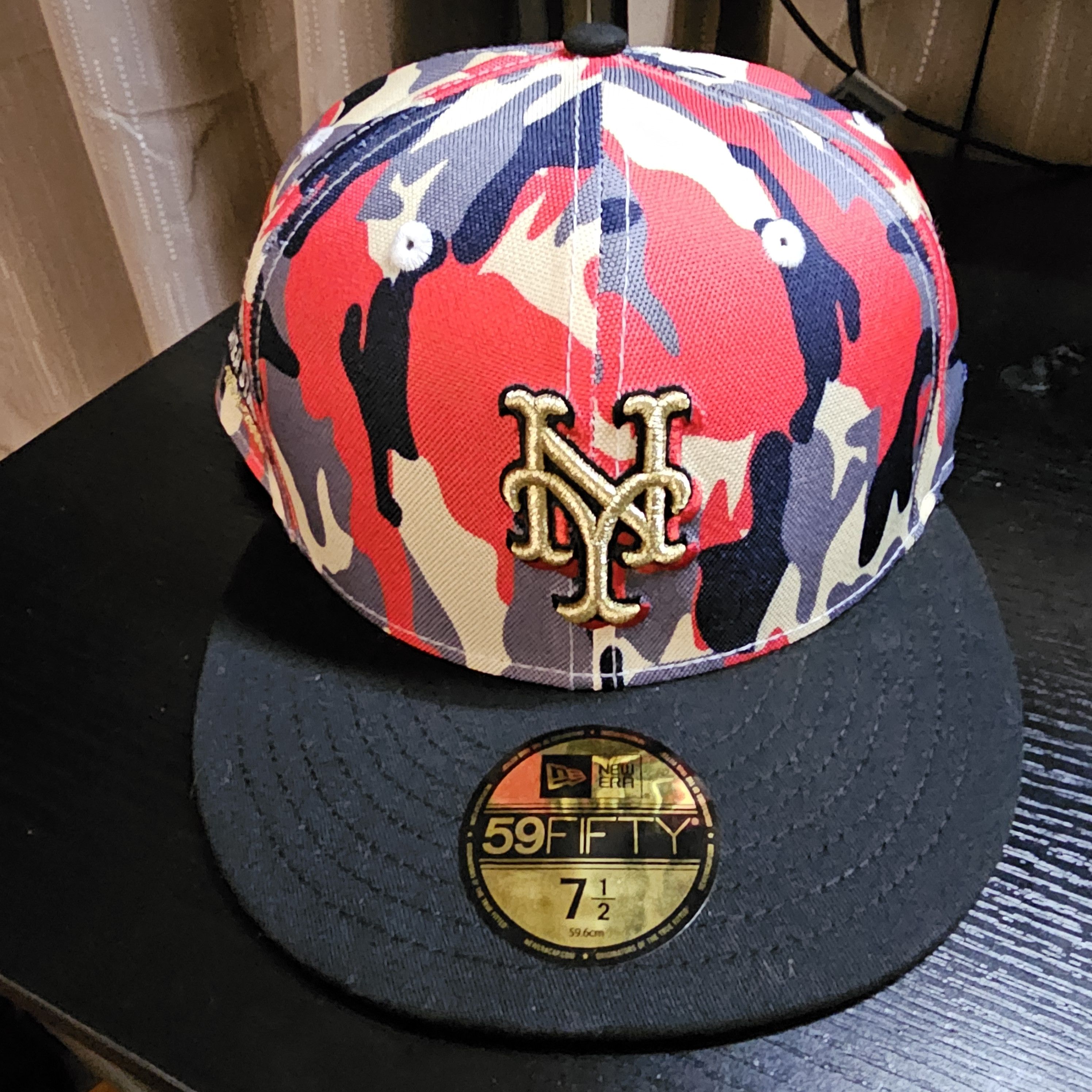 New Era Mets Red Camo Exclusive Size ONE SIZE - 1 Thumbnail