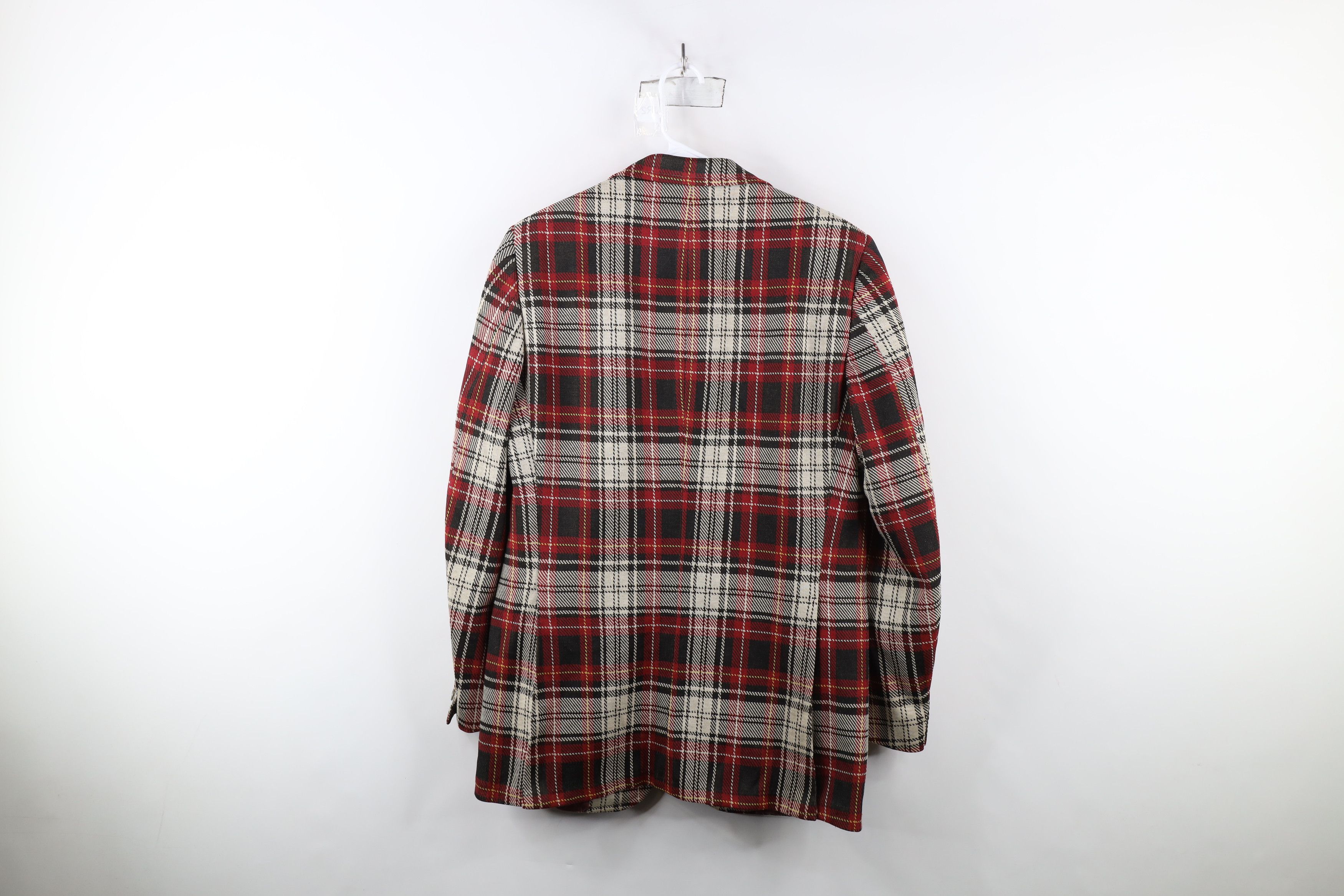 Vintage Vintage 60s 70s Streetwear Suit Coat Blazer Jacket Plaid USA Size US L / EU 52-54 / 3 - 14 Thumbnail