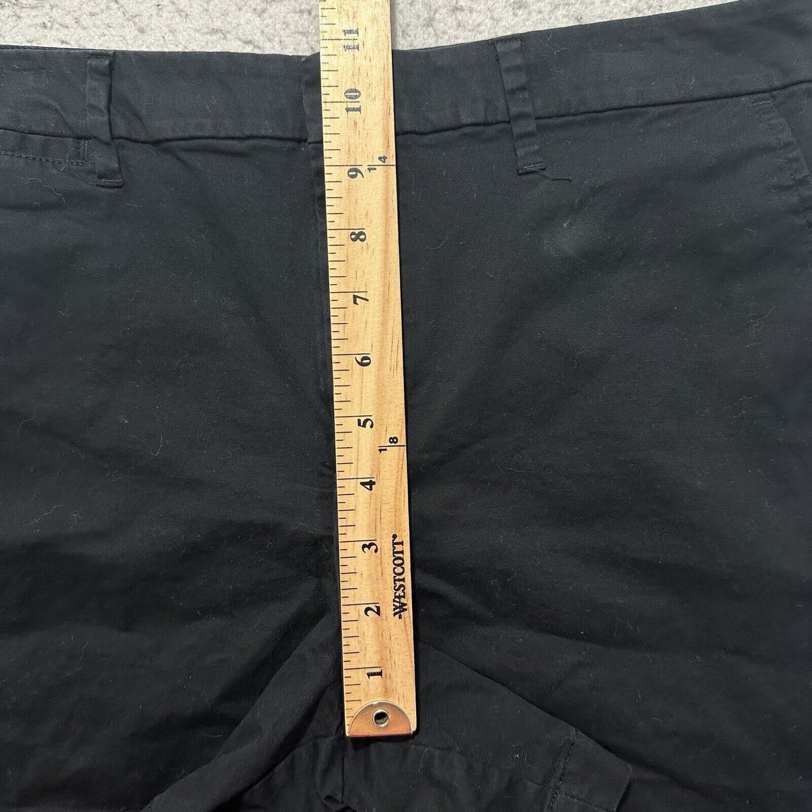 Other A New Day 12 4" Inseam Chino Flat Front Black Shorts Size 34" / US 12 / IT 48 - 10 Thumbnail