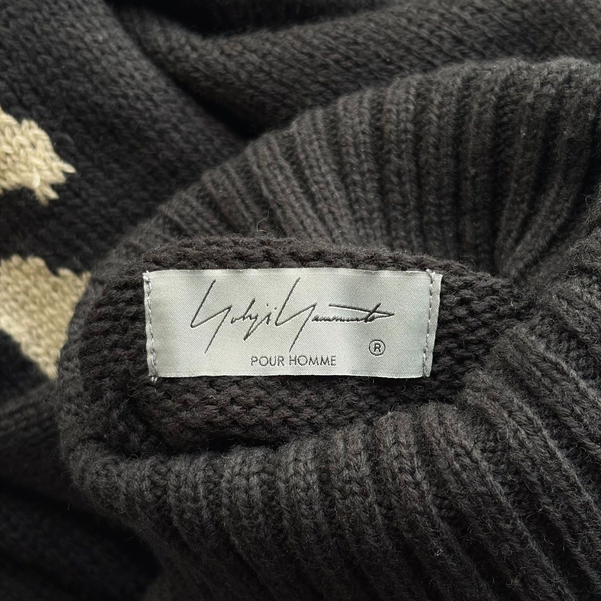Yohji Yamamoto Yohji Yamamoto 22AW Cherry Skull T-neck Sweater Size US L / EU 52-54 / 3 - 6 Thumbnail