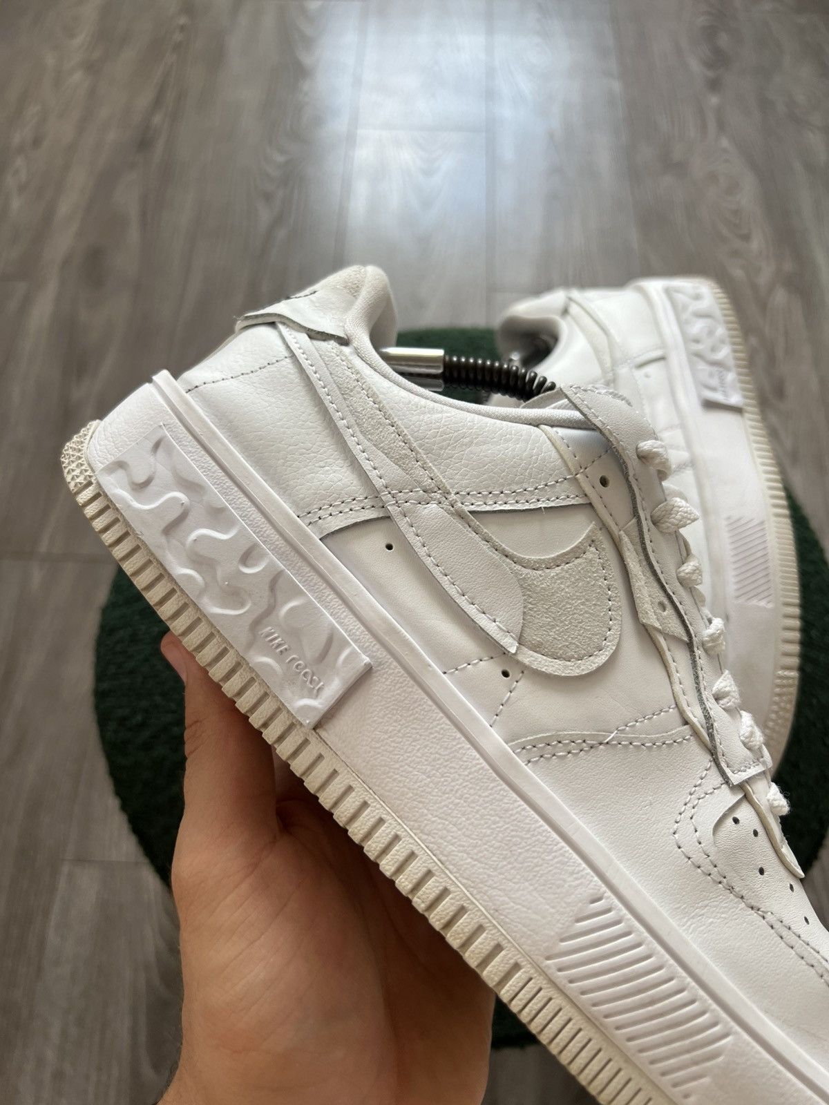 Nike ‼️Nike Air Force 1 React System Crazy Solve CDG Type Sneakers Size US 8 / EU 41 - 5 Thumbnail