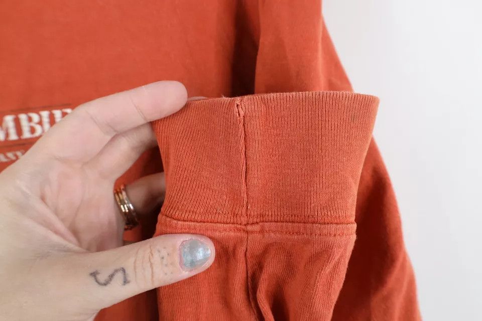 Abercrombie & Fitch × Vintage Vintage 90s Abercrombie & Fitch Long Sleeve T-Shirt Orange Size US L / EU 52-54 / 3 - 4 Thumbnail