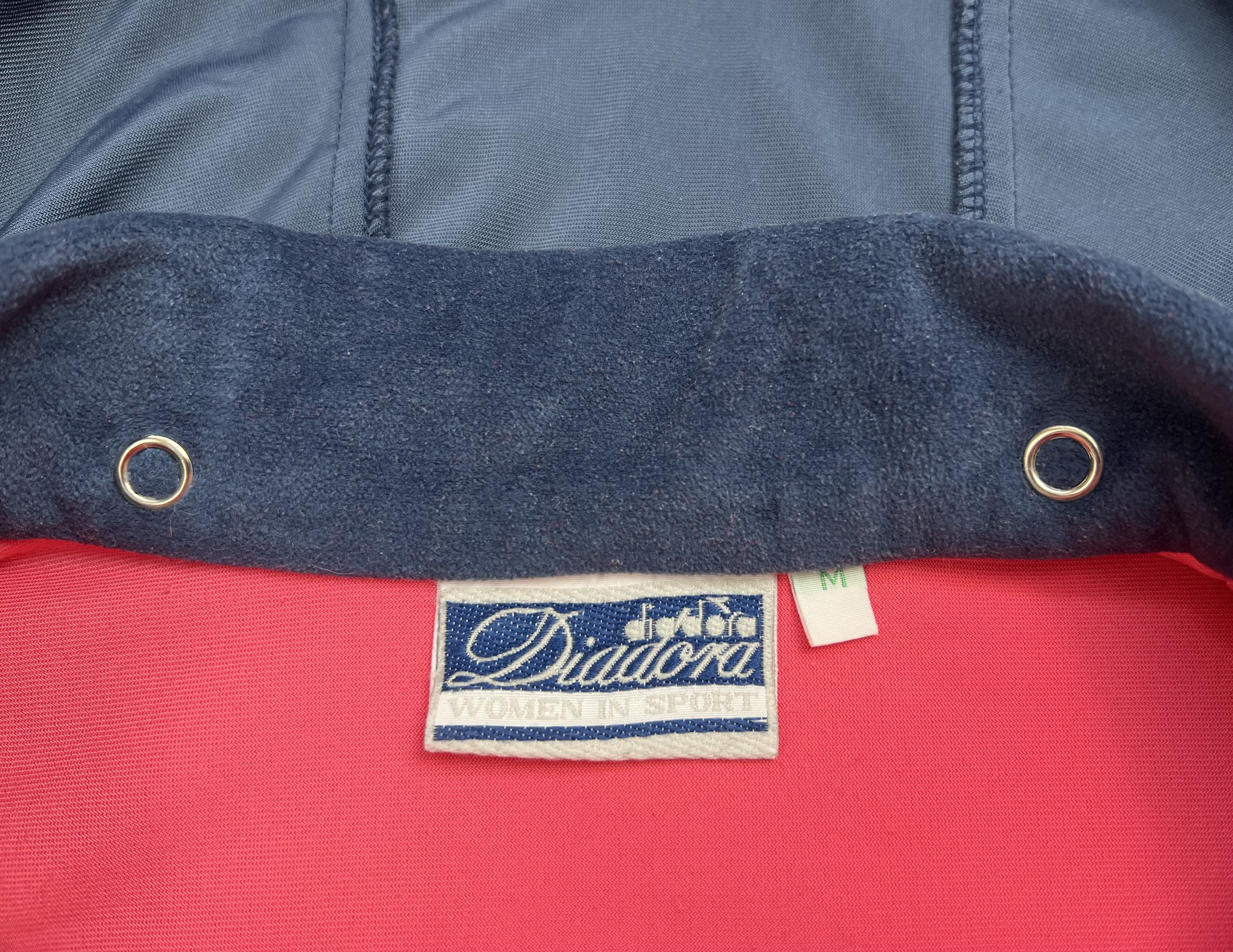 Diadora × Vintage Diadora Women In Sport Clasic Elegance Hoodie Sport Jacket Size M / US 6-8 / IT 42-44 - 4 Thumbnail