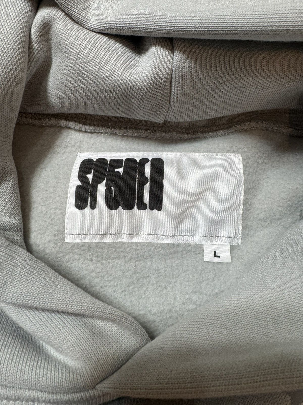 Sp5der Sp5der Tonal Punk V2 Hoodie Grey - Size Large Size US L / EU 52-54 / 3 - 7 Thumbnail