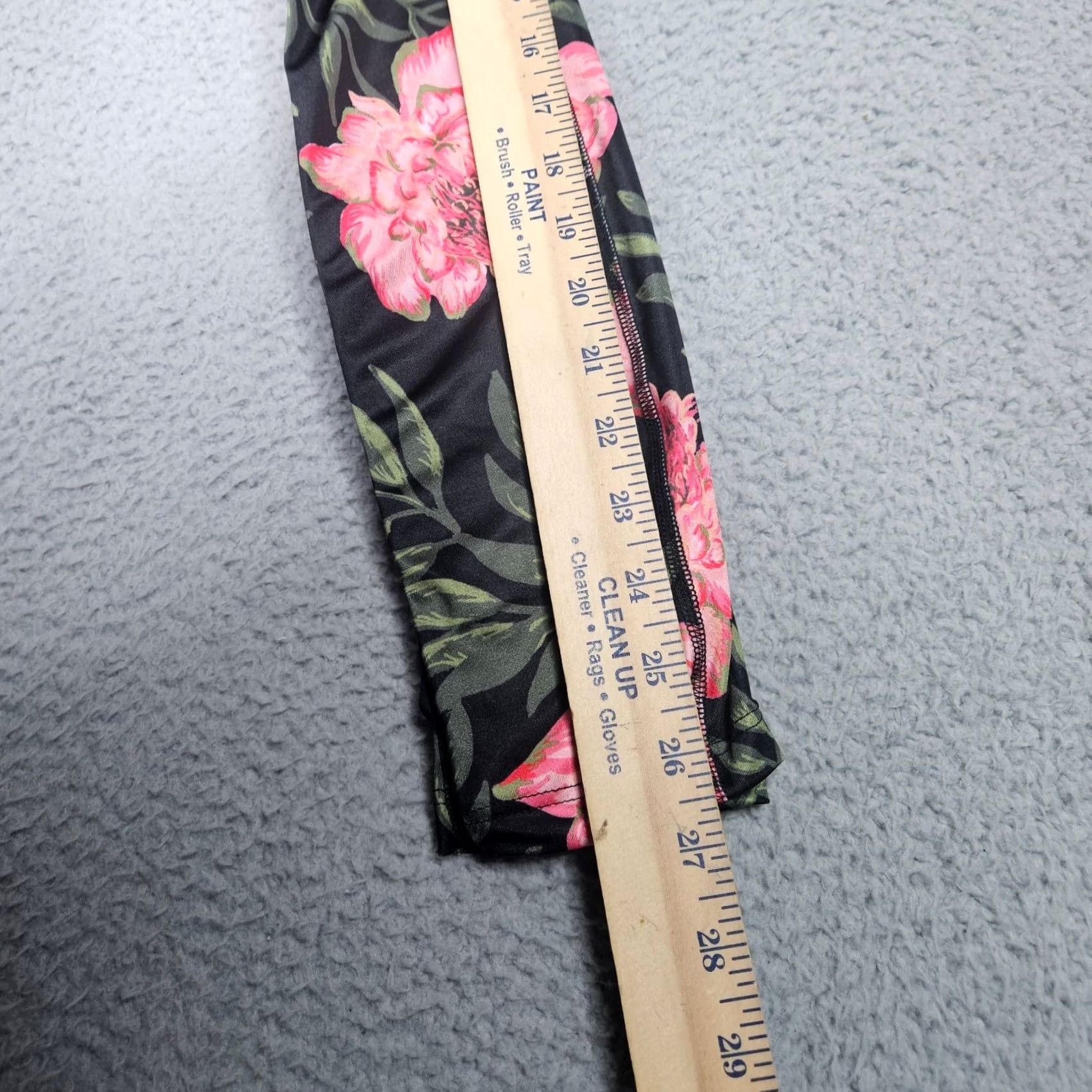 Beyond Yoga Beyond Yoga Women’s High Rise Protes Vine tropical Side Stripes Pant Sz L Size 36" / US 14 / IT 50 - 6 Thumbnail