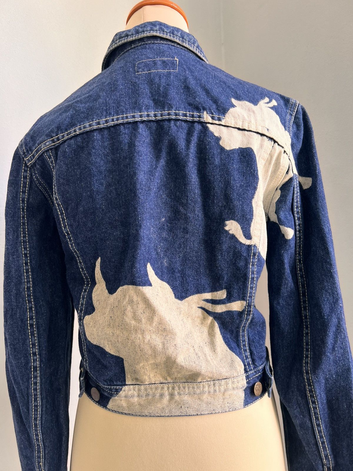 Cowboy Equipment × Japanese Brand × Vintage Vintage Lois Denim Jacket Size US S / EU 44-46 / 1 - 4 Thumbnail