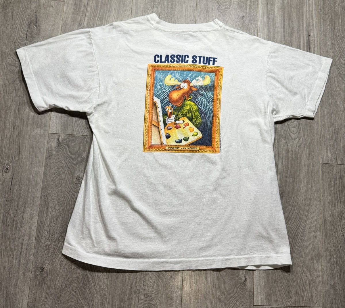 Vintage Adventures of rocky and bullwinkle CLASSIC STUFF vintage 90s Size US XL / EU 56 / 4 - 1 Thumbnail