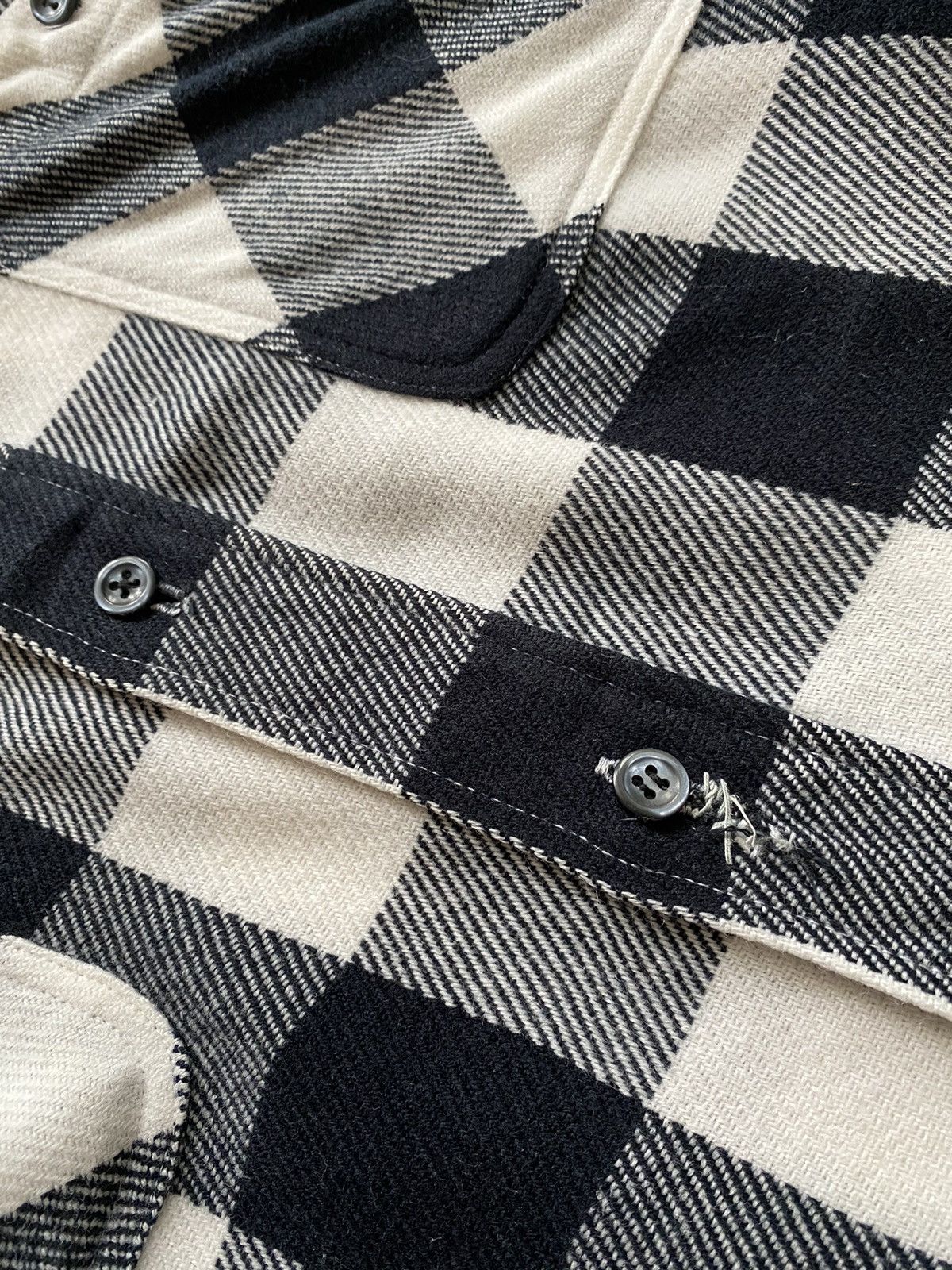 Flannel 1960' Corsaire Japanese Vintage Flannel military retro shirt Size US L / EU 52-54 / 3 - 3 Thumbnail