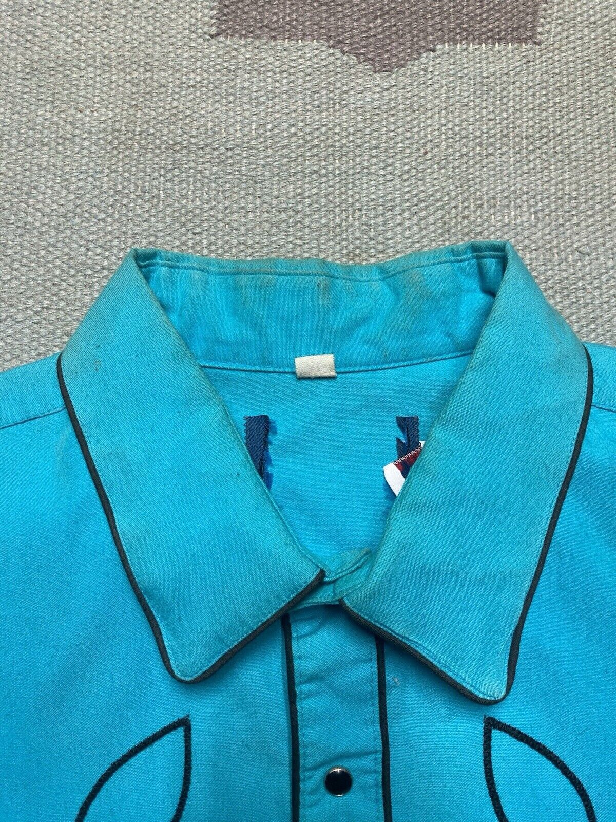 Vintage × Wrangler Wrangler Pearl snap shirt fringe tassels western cowboy XL Size US XL / EU 56 / 4 - 7 Thumbnail