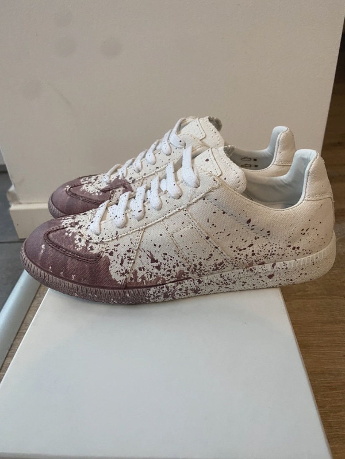 Maison Margiela Maison Margiela splatter paint shoes Size US 5.5 / IT 35.5 - 5 Thumbnail