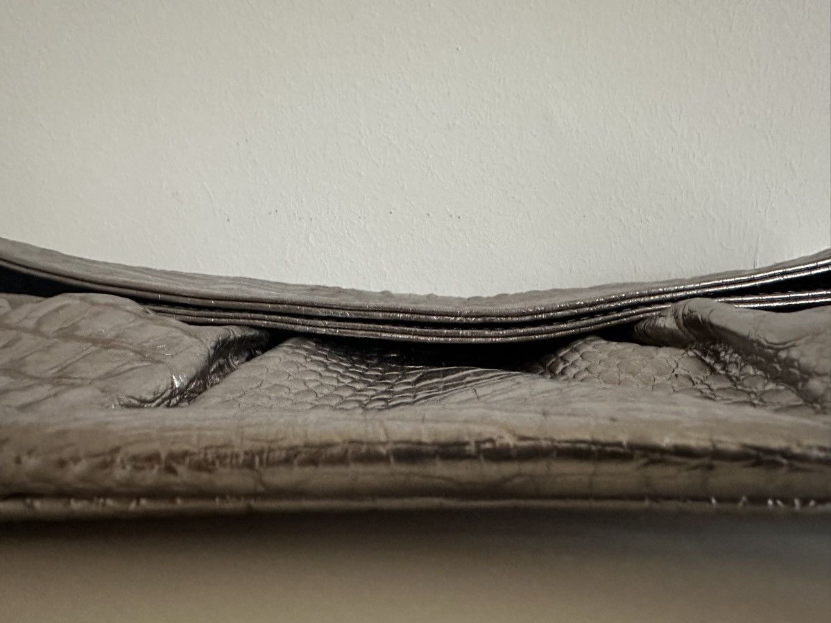 Vintage Silver leather clutch Size ONE SIZE - 5 Thumbnail