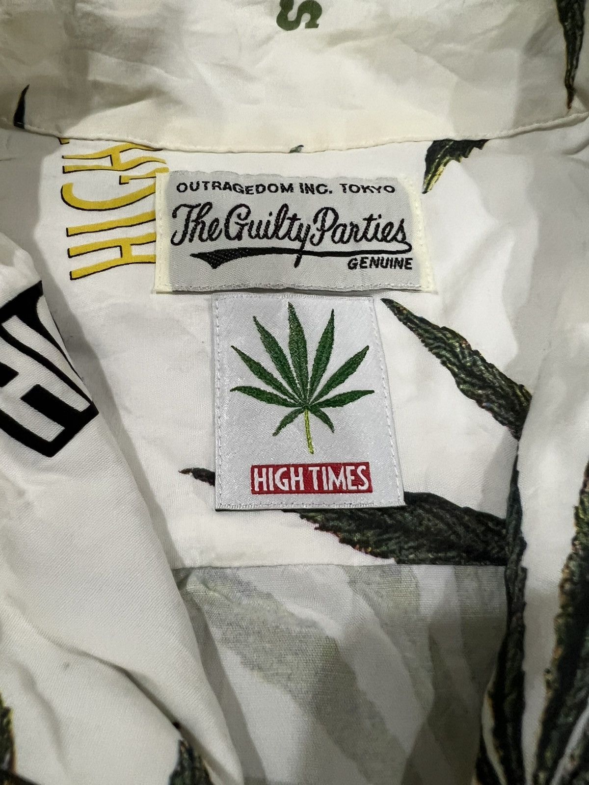 Wacko Maria SS18 Wacko Maria High Times "Marijuana" Rayon Hawaiian Shirt Size US XL / EU 56 / 4 - 8 Thumbnail