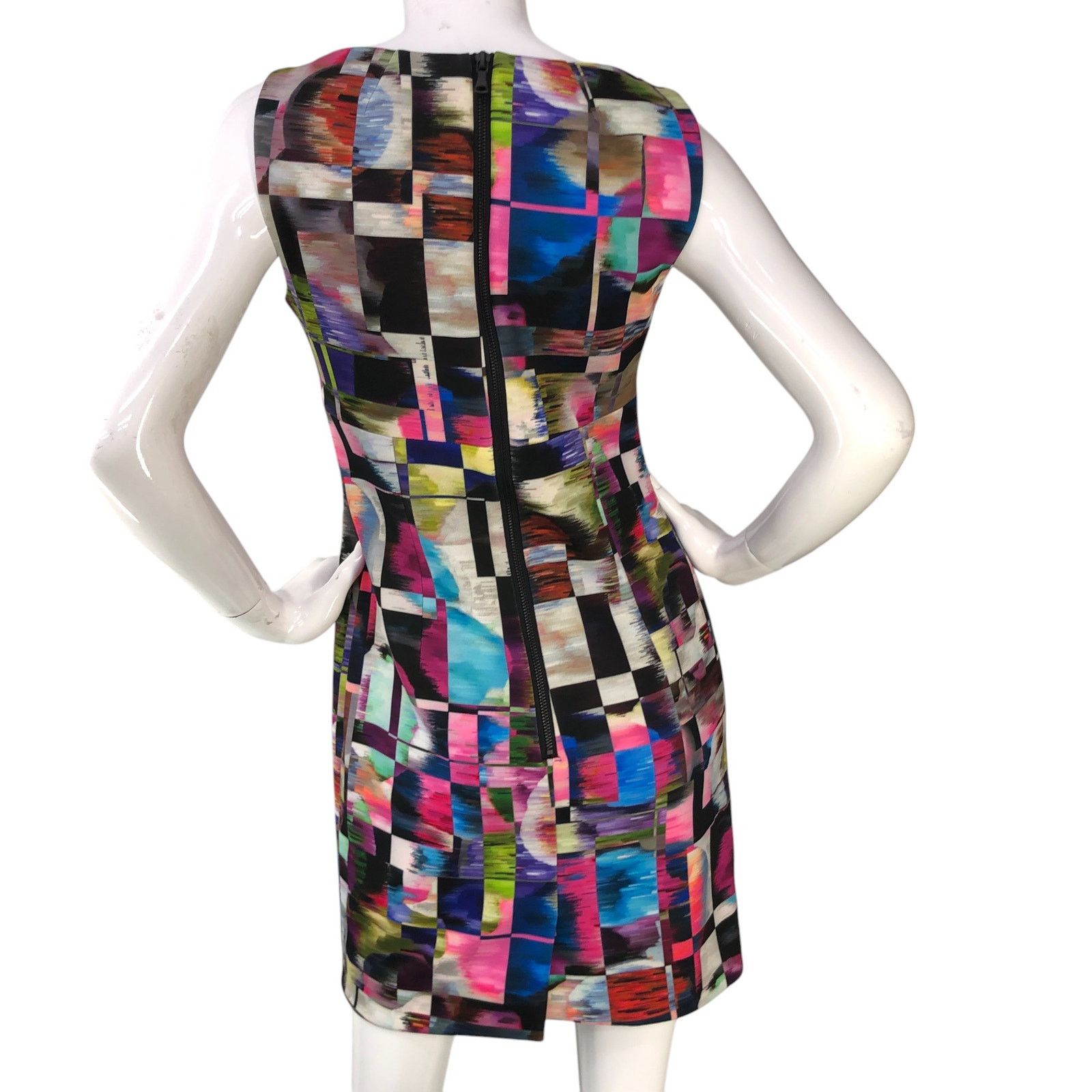 MILLY Milly Size 6 Dress Scuba Cubist Print Sheath Sleeveless USA Size M / US 6-8 / IT 42-44 - 7 Thumbnail