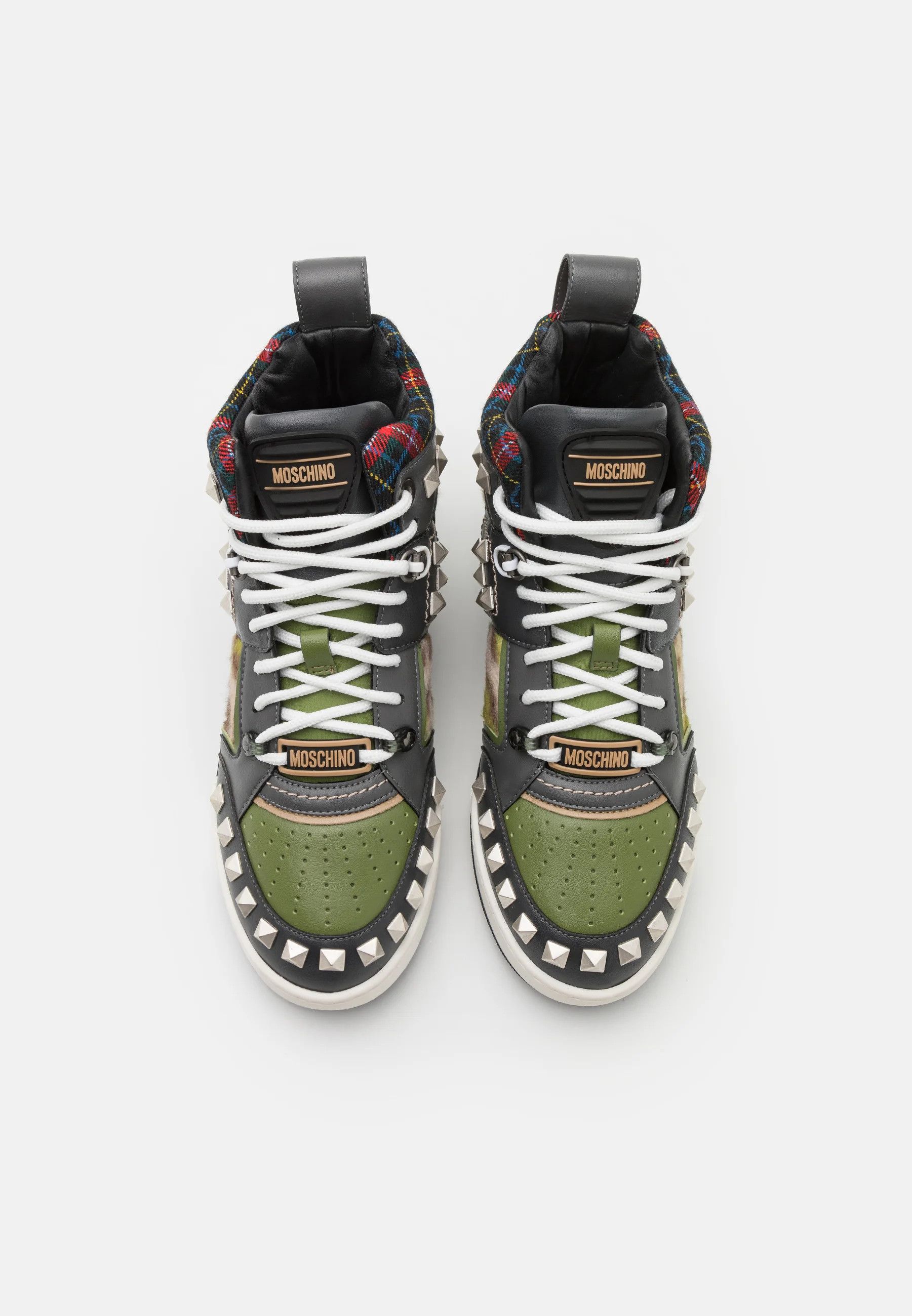 Moschino o1y0225 Hi-Top Sneakers in Multicolor Size US 10 / EU 43 - 5 Thumbnail