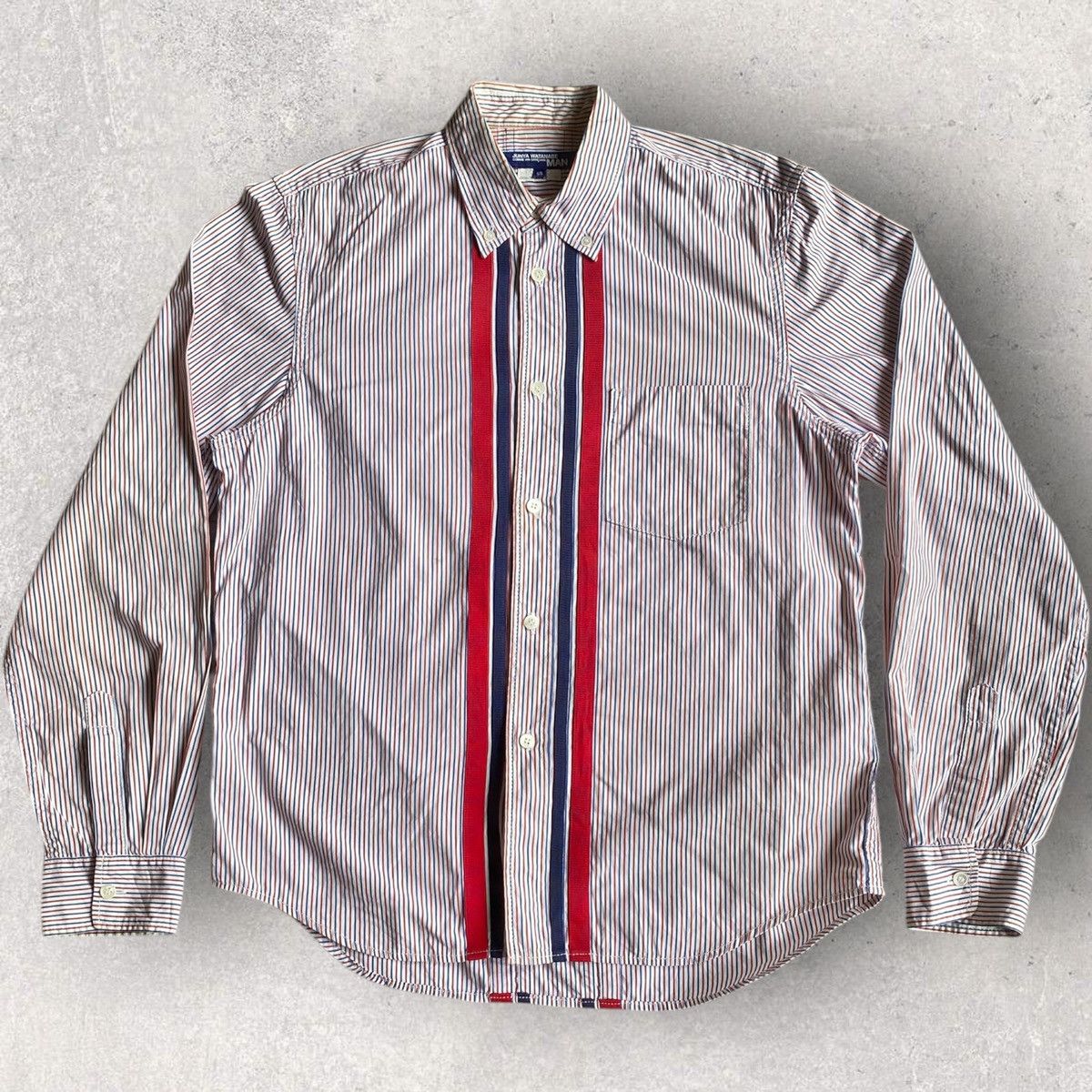 Junya Watanabe SS07 Tapes Stripes Shirt Size US S / EU 44-46 / 1 - 2 Thumbnail