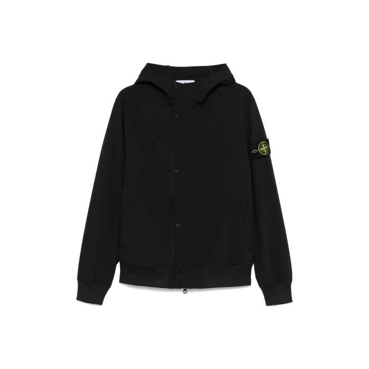 Stone Island Stone Island Black Casual Windbreaker Jacket Size US XXL / EU 58 / 5 - 1 Thumbnail