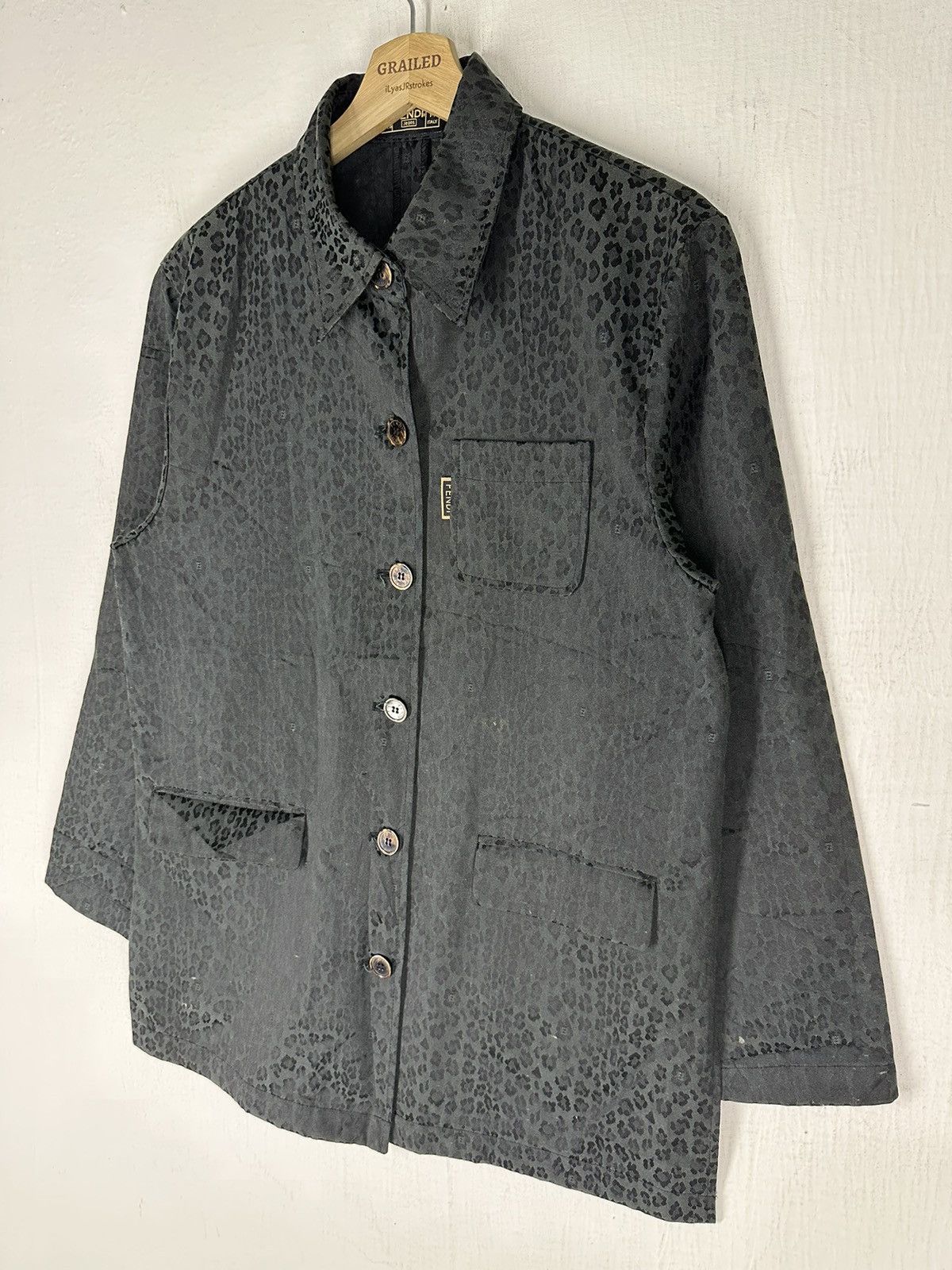 Fendi Vintage Fendi Leopard Jacket Size US M / EU 48-50 / 2 - 3 Thumbnail