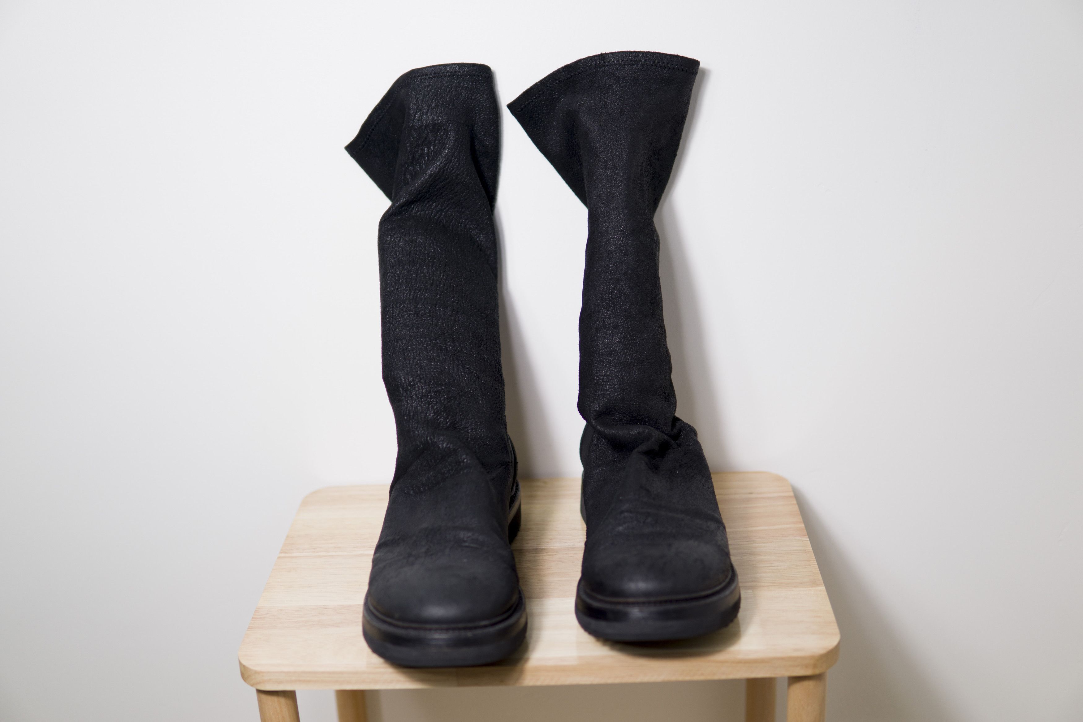 Rick Owens SS20 Stretch Leather Creeper Sock Size US 8 / EU 41 - 8 Thumbnail