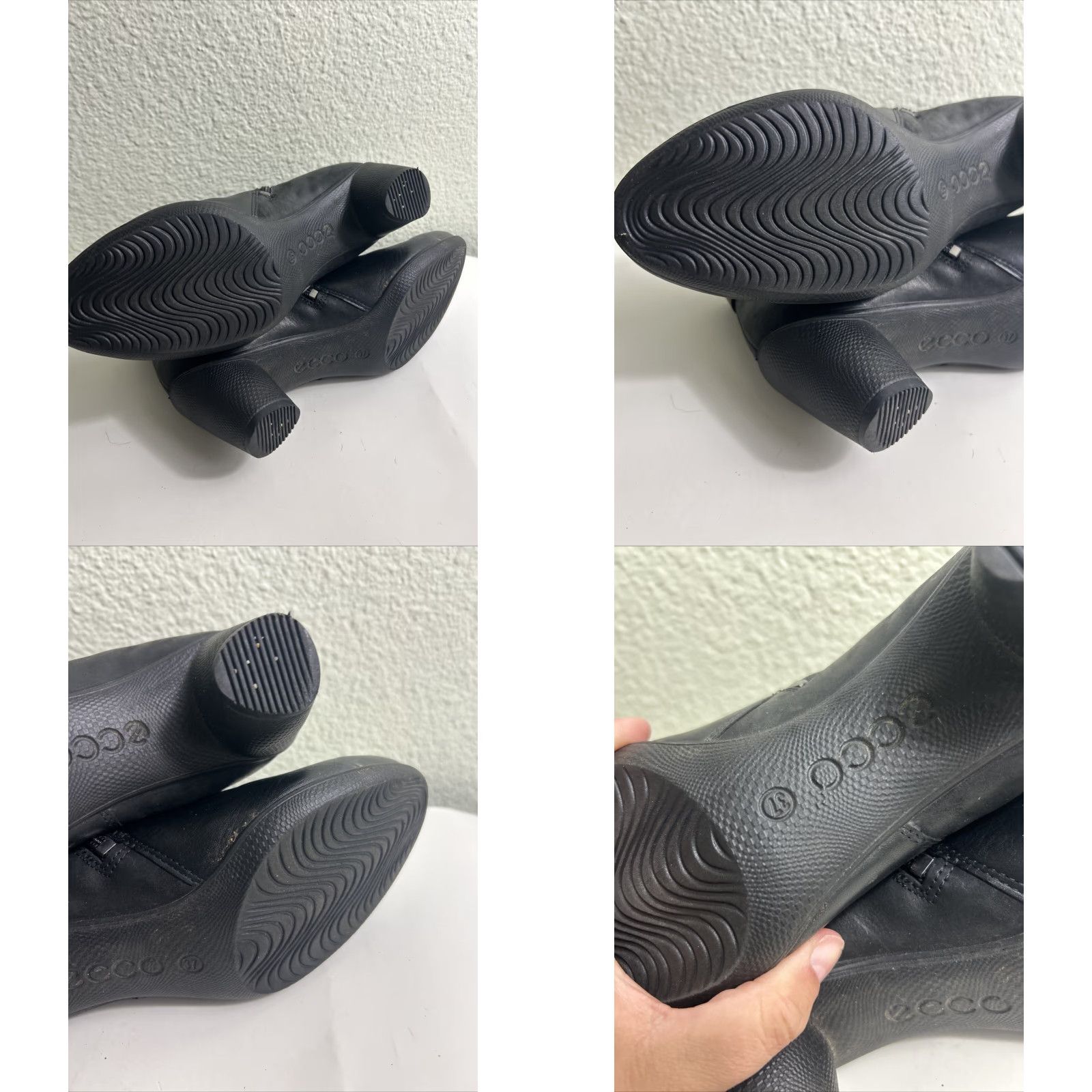 Ecco ECCO Sculptured 45 Leather Closed Ankle Zipper Boots Black Bootie Women's EU 37 US 6 Leather Zipper Bootie Heel Cone Solid Ankle Boots Size US 6 / IT 36 - 10 Thumbnail