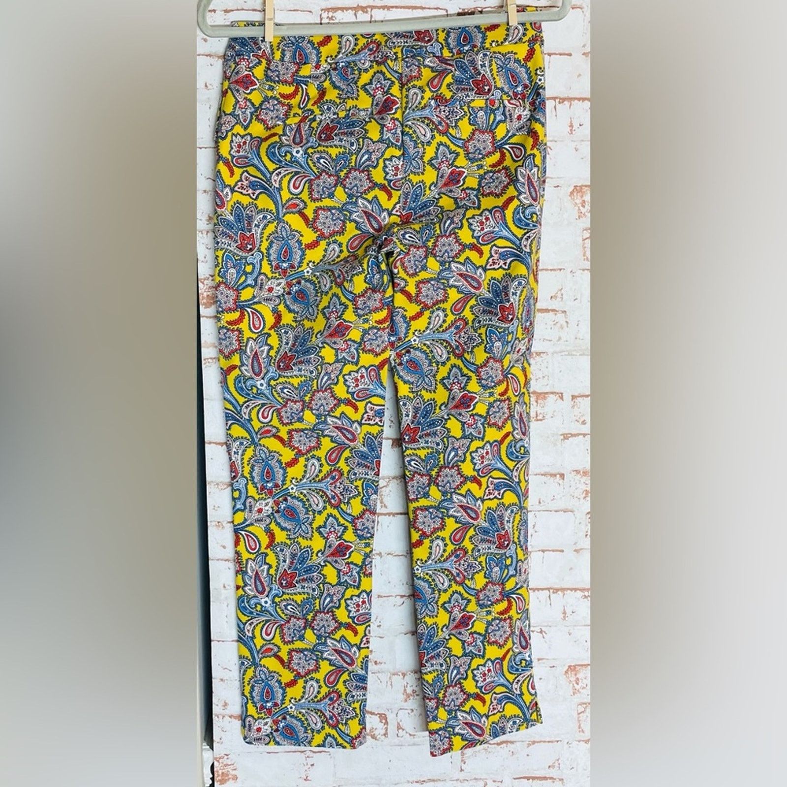 Boden Boden Yellow and Navy Pants Size 29" - 2 Thumbnail