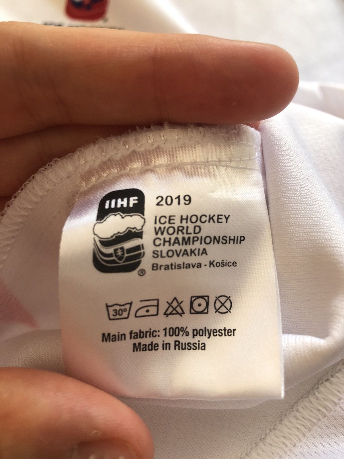 Vintage RARE 2019 ICE HOCKEY CHAMPIONSHIP SLOVAKIA JERSEY Size US XL / EU 56 / 4 - 5 Thumbnail