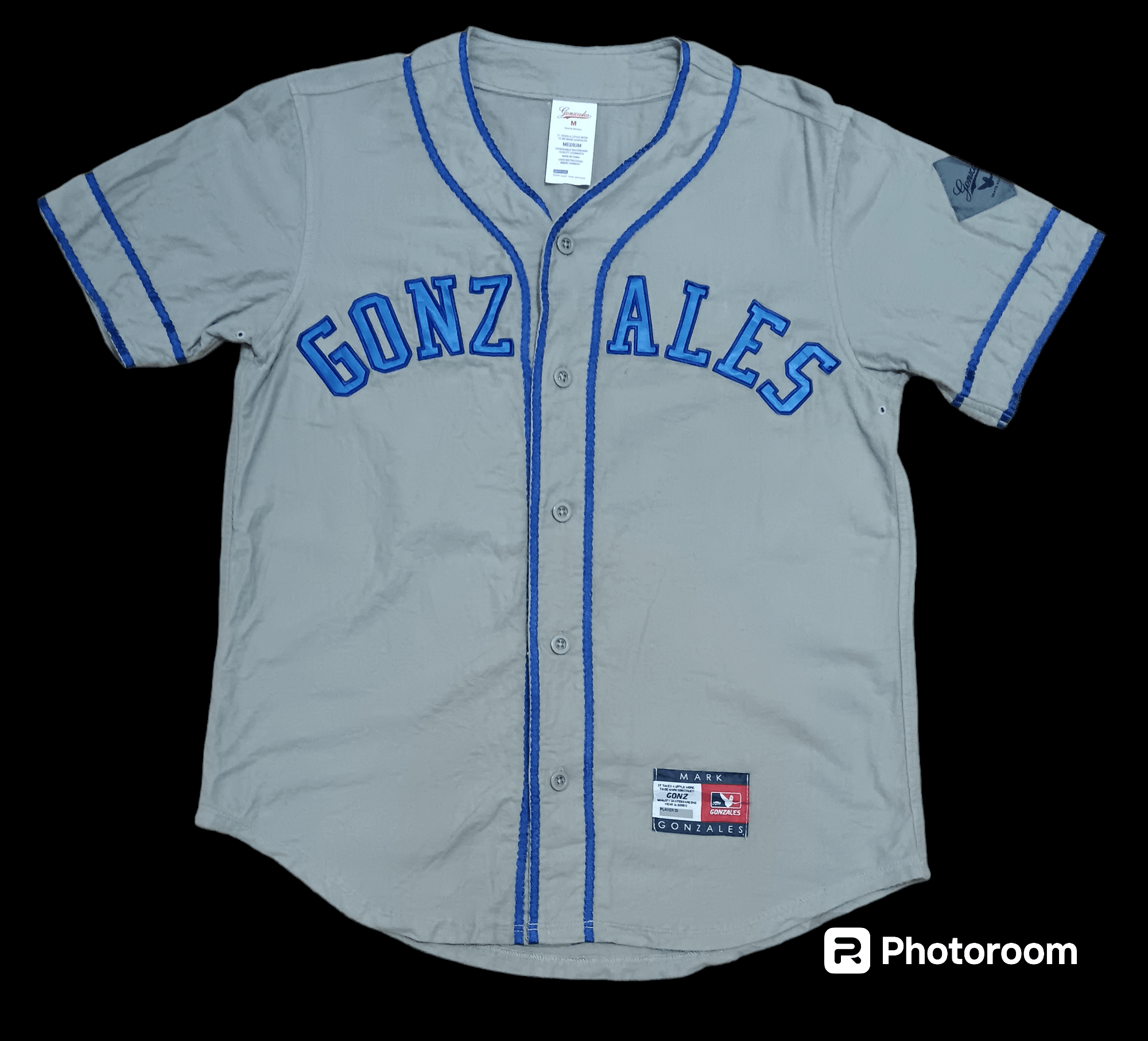 Designer MARK GONZALES BIG SPELL OUT BASEBALL INSPIRED SHIRT Size US M / EU 48-50 / 2 - 1 Thumbnail