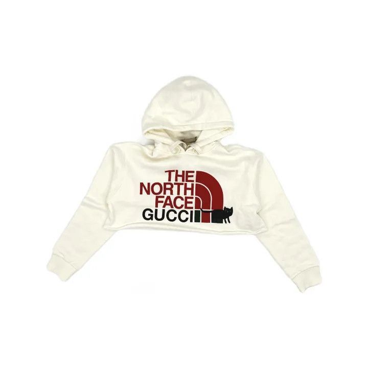 Gucci Gucci x The North Face Cropped Hoodie-2507 Size S / US 4 / IT 40 - 7 Thumbnail