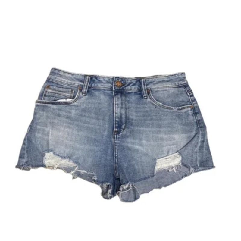 BP. Y2K Distressed Denim Cutoff Shorts Blue BP. Size 28 Size 28" / US 6 / IT 42 - 2 Thumbnail