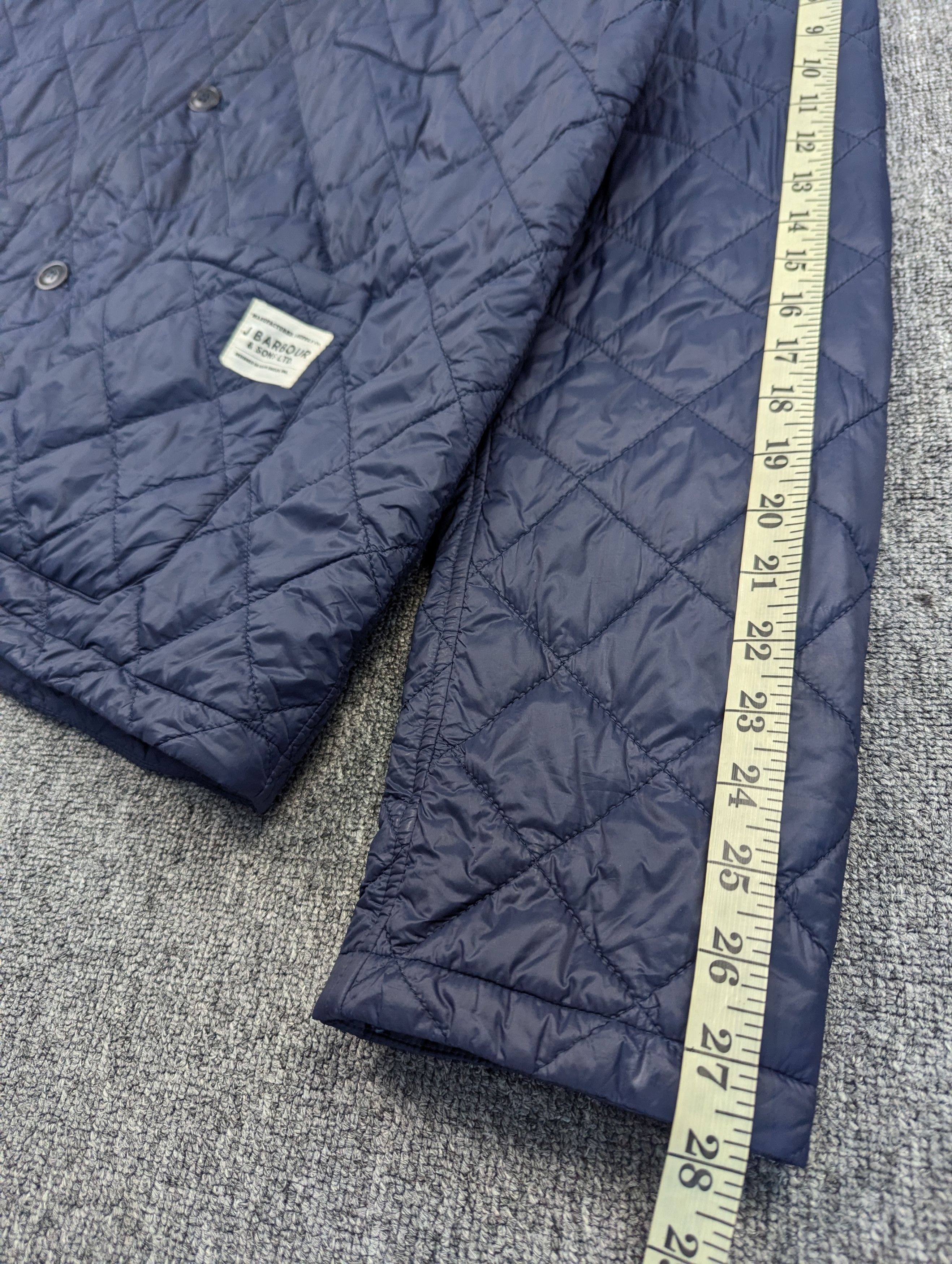 Barbour Barbour Soval Quilted Navy Button Jacket Size US XXL / EU 58 / 5 - 20 Thumbnail