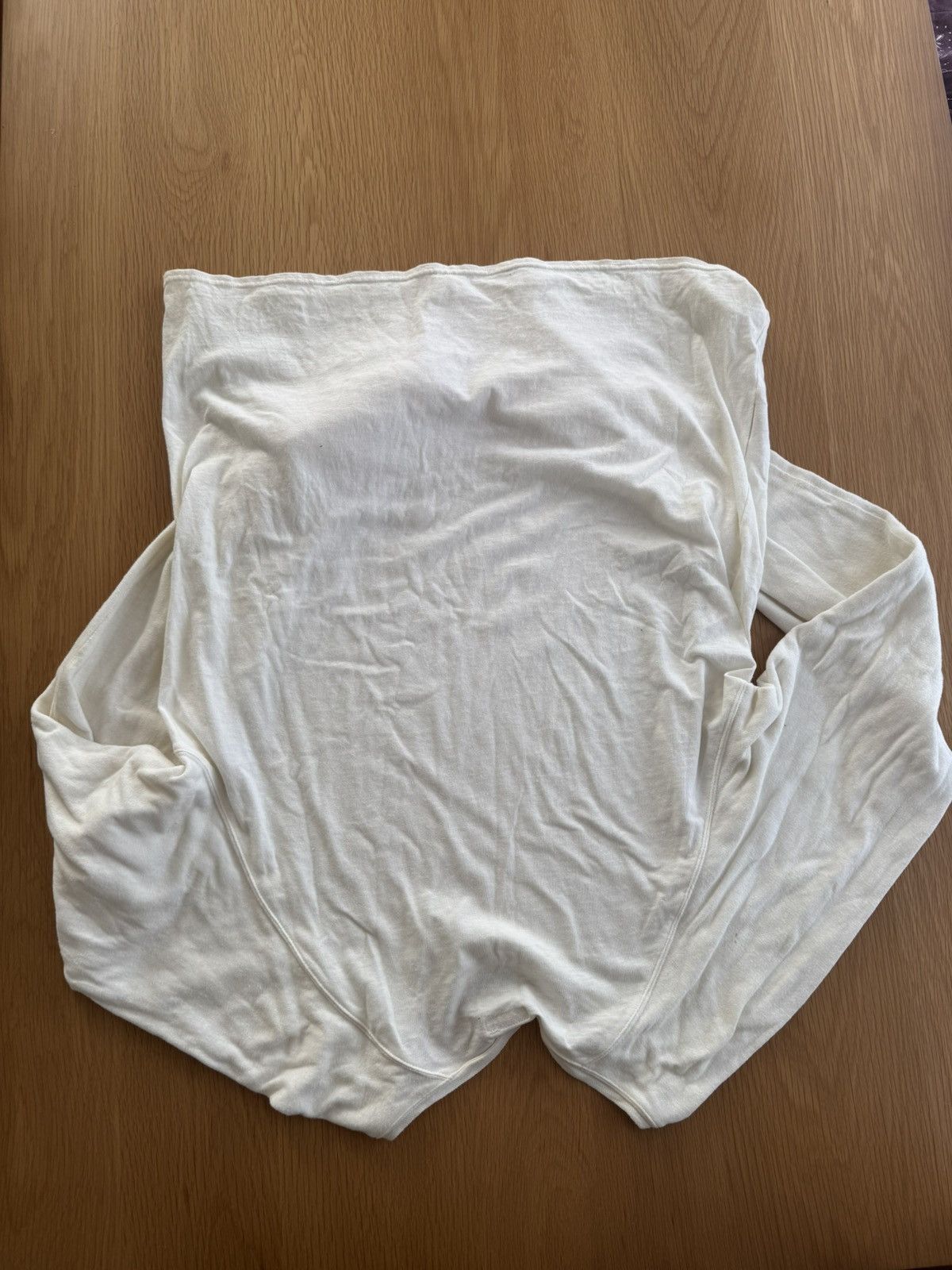 Kapital Kapital — long-sleeve smiley elbow-patch tee, cream/natural Size US L / EU 52-54 / 3 - 2 Thumbnail