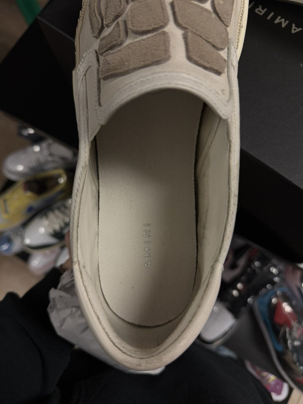 Amiri Bone Amiri Low Top Sneakers Size 46EU/13US W BOX Size US 13 / EU 46 - 11 Thumbnail