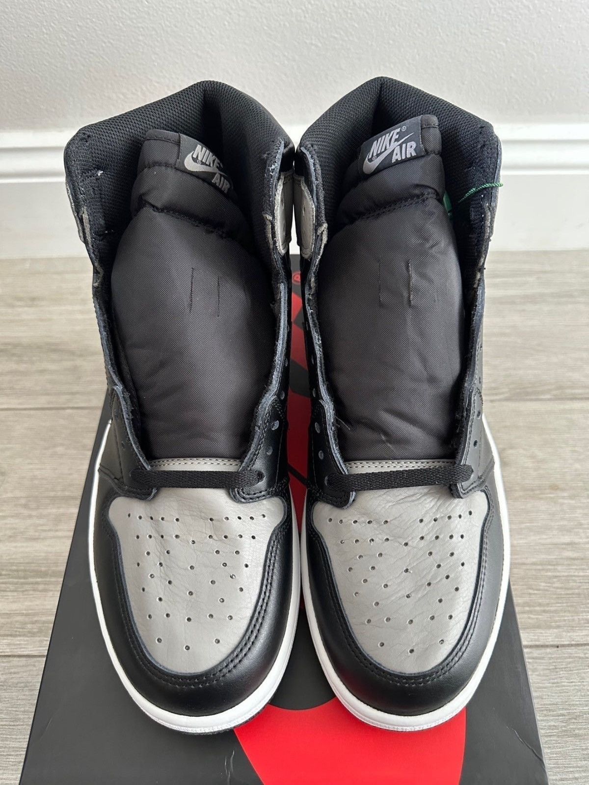 Jordan Brand Air Jordan 1 Retro High OG Shadow Black Grey White Sz 12 Size US 12 / EU 45 - 5 Thumbnail