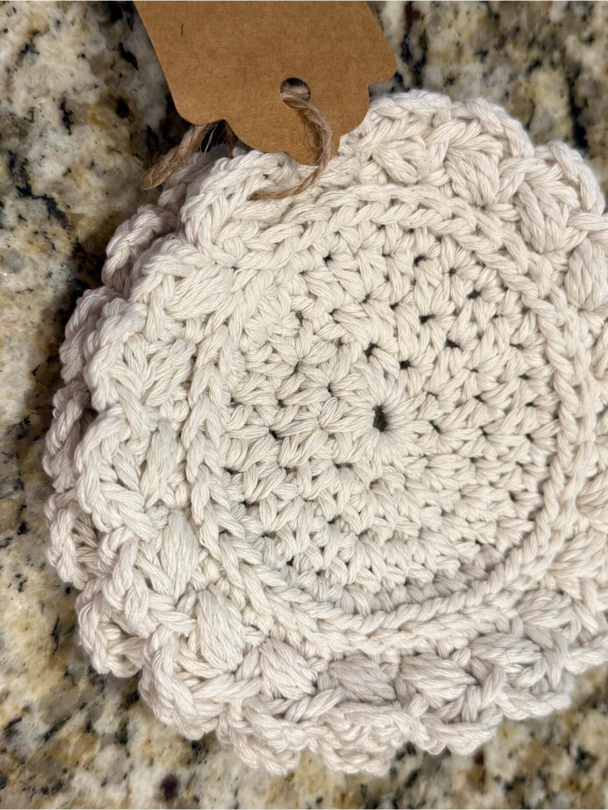 Other Crochet coaster set of two off white coasters. Size ONE SIZE - 3 Thumbnail