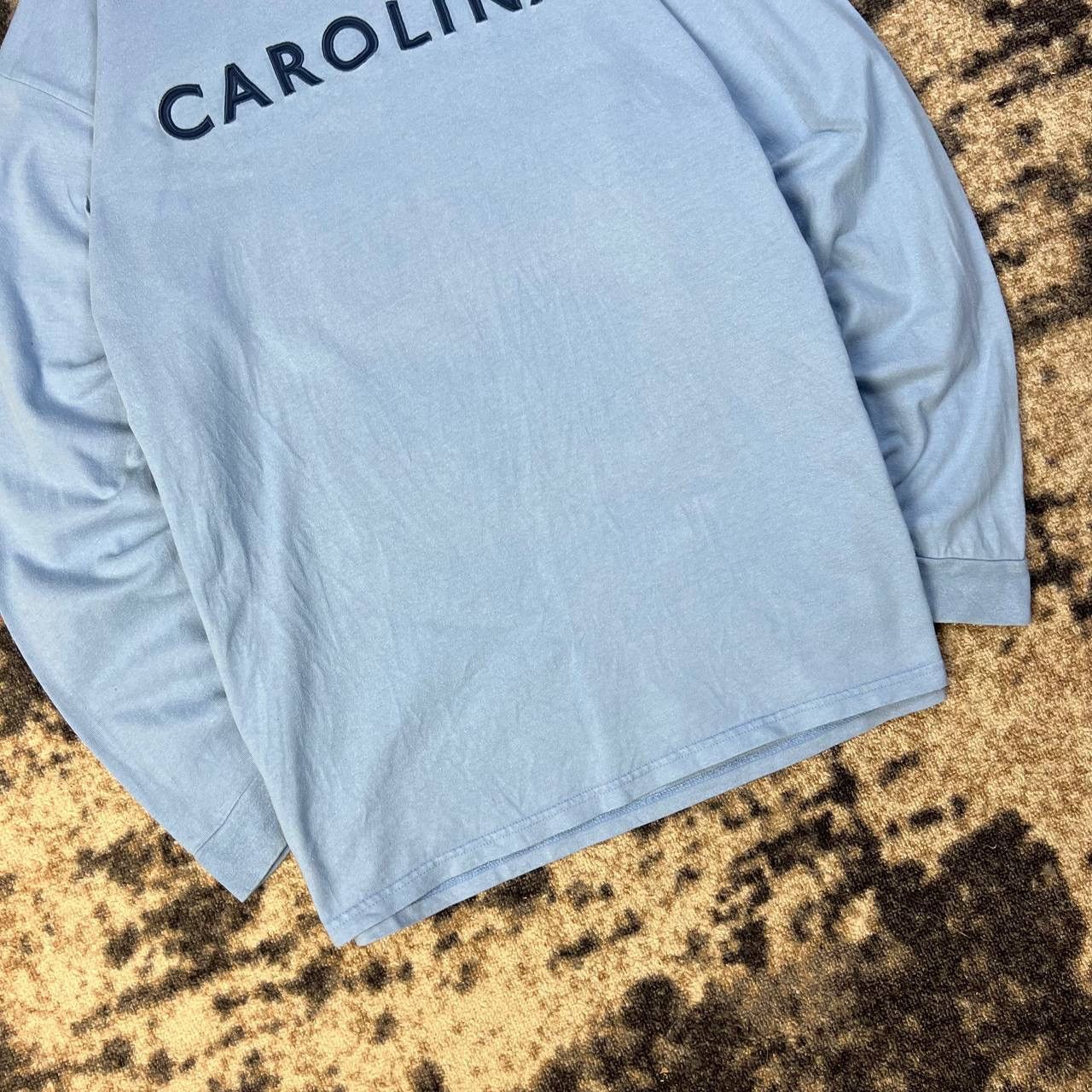 Nike Nike Carolina Big Logo Vintage Y2K Center Swoosh Long Sleeve Size US L / EU 52-54 / 3 - 3 Thumbnail