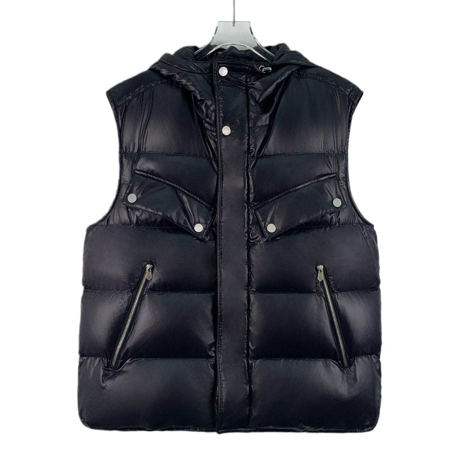 Hermes Hermes Black Hooded Down Vest (52) Size US L / EU 52-54 / 3 - 1 Thumbnail