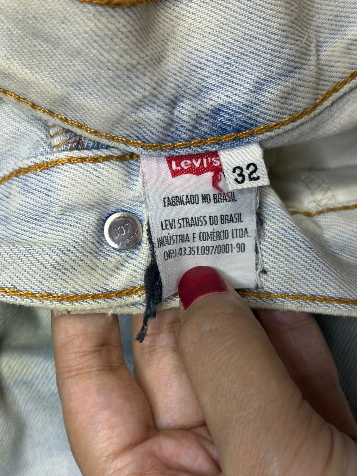 Levi's Vintage 90s Levis 554 Light Mud Wash Bootcut Flare Jeans Size US 35 - 10 Thumbnail