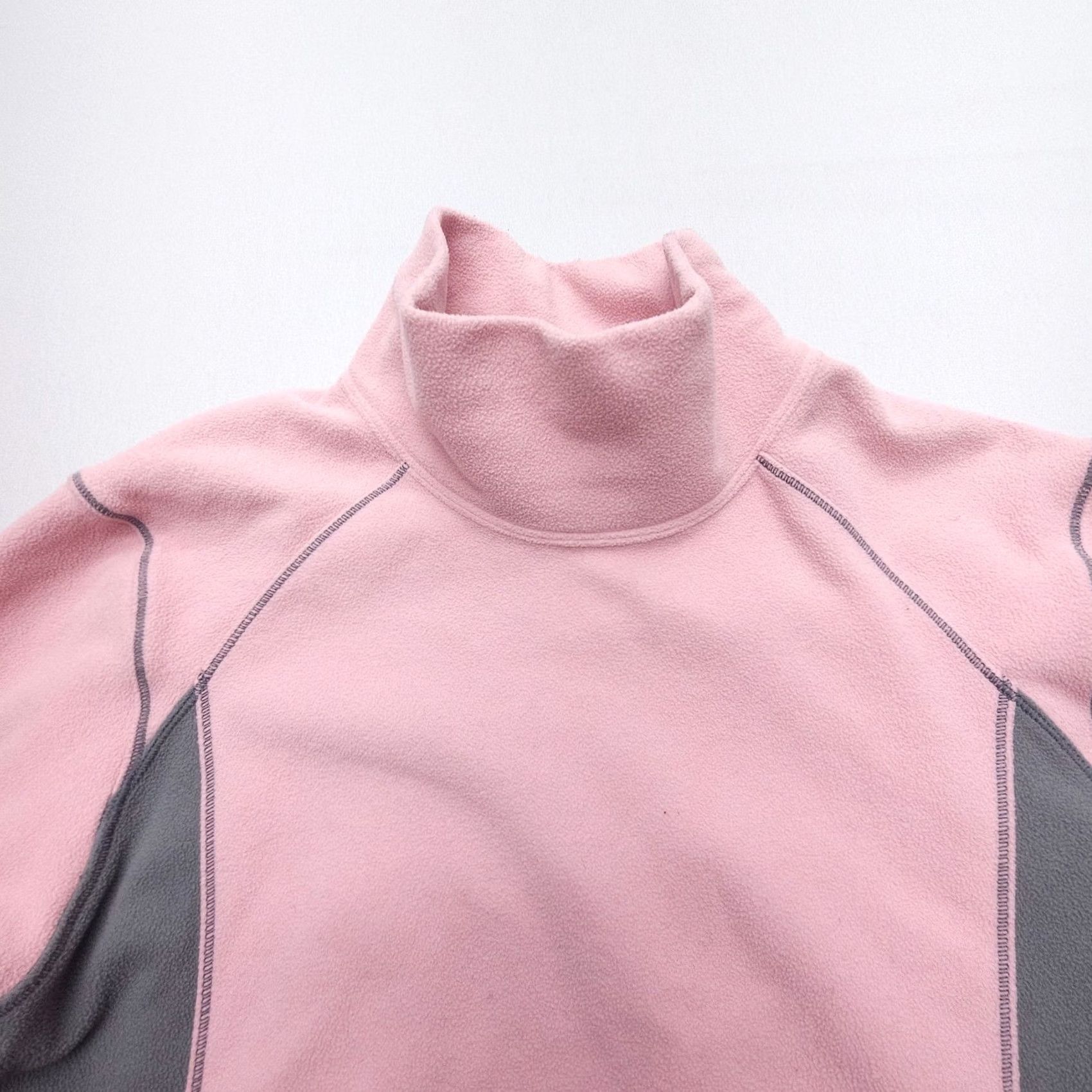 The North Face The North Face TKA Micro Fleece Long Sleeve Pullover Medium Pink Vtg Y2K Gorp Shirt Women's M Pink Colorblock Outdoor Hiking Running Casual Size M / US 6-8 / IT 42-44 - 4 Thumbnail