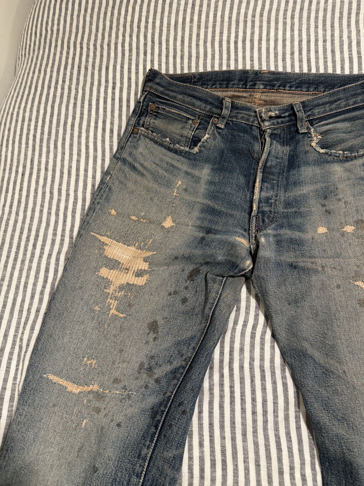 Levi's Vintage Clothing Repaired Japan Levi’s Vintage Clothing 1955 501 Size US 32 / EU 48 - 2 Thumbnail