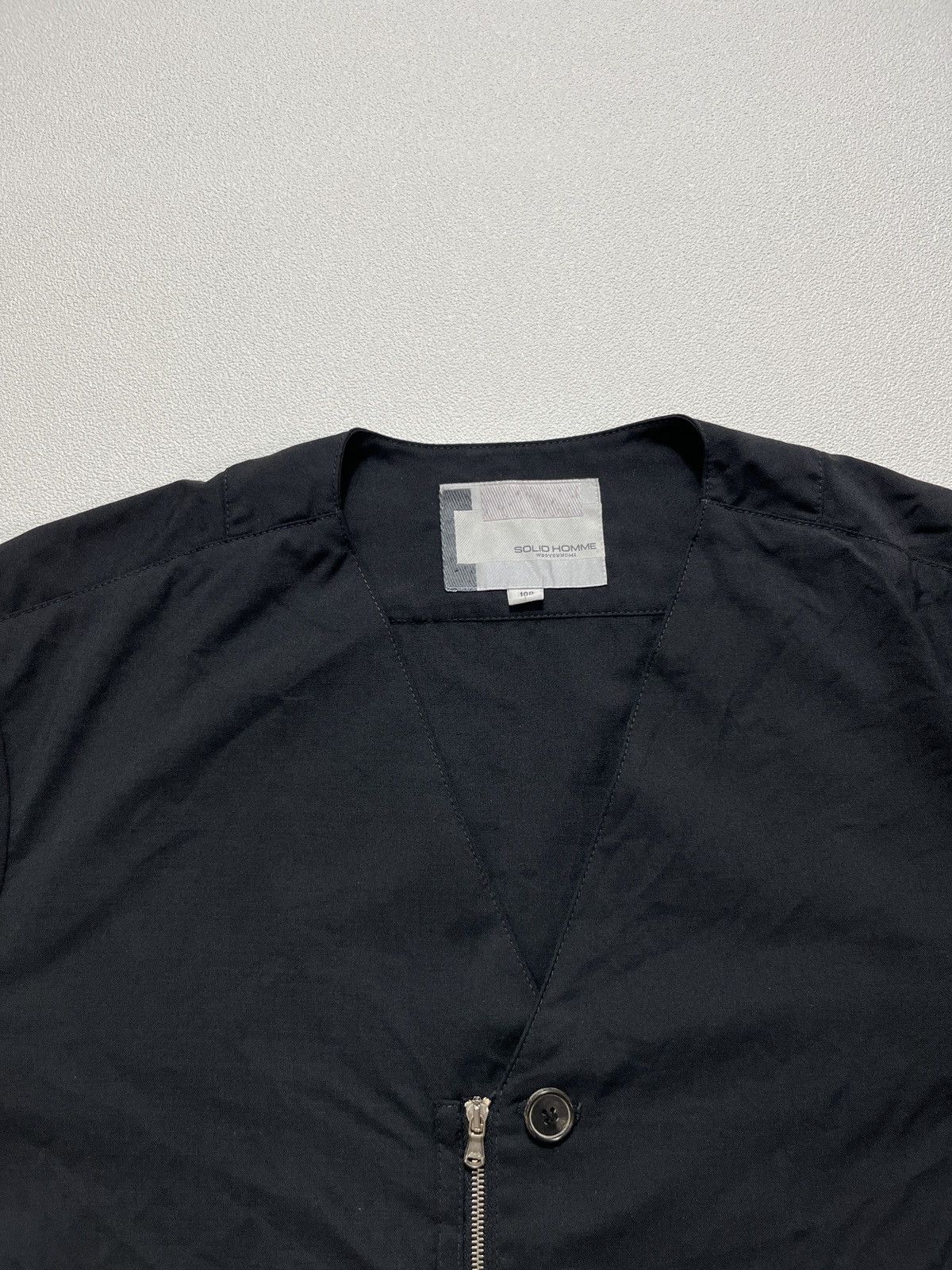 Solid Homme Solid Homme Wooyoungmi Volt V-Neck Zip Cardigan Jacket Black Size US L / EU 52-54 / 3 - 6 Thumbnail
