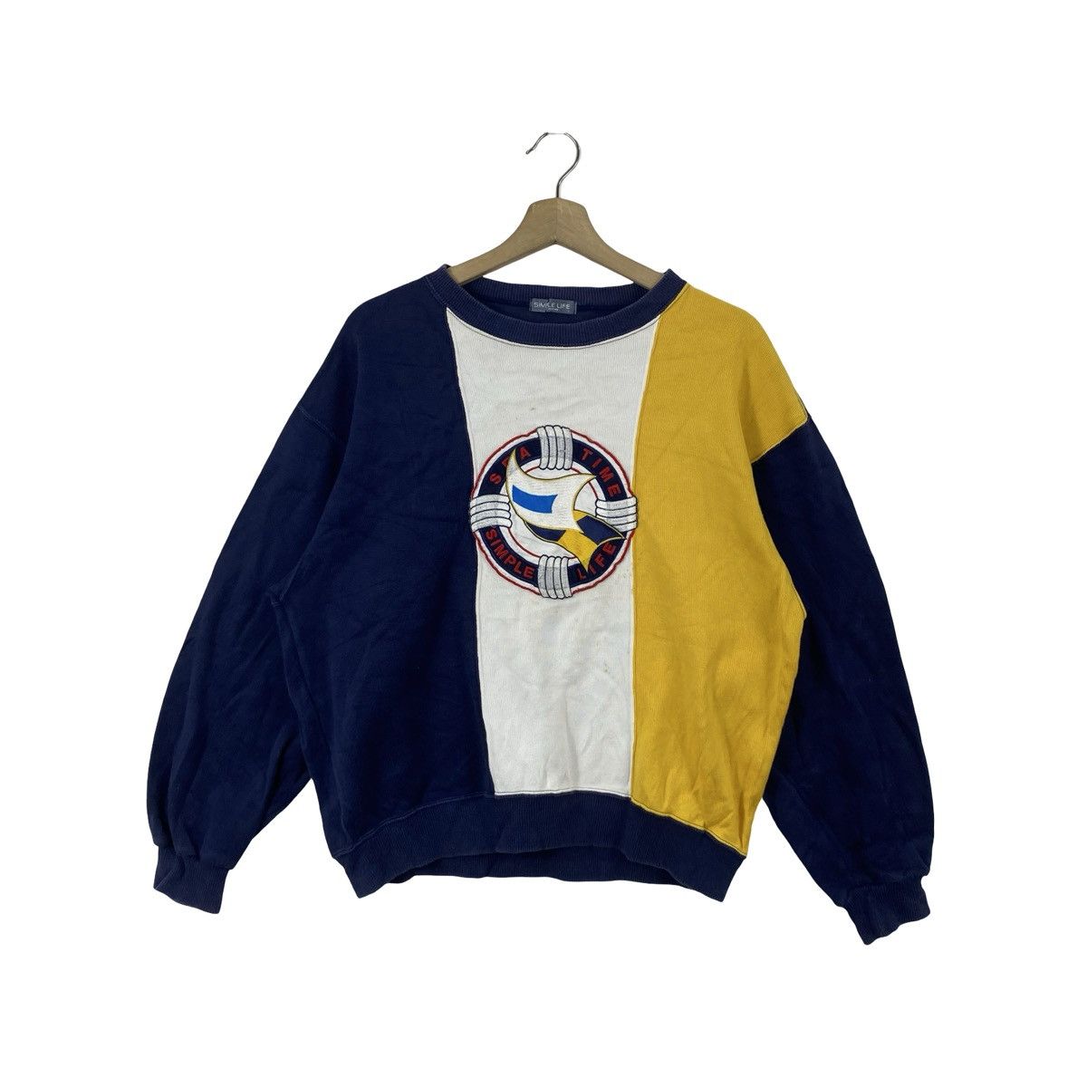 Vintage Vintage SIMPLE LIFE Sweatshirt LEmbroidered Logo Crewneck Size US L / EU 52-54 / 3 - 1 Thumbnail