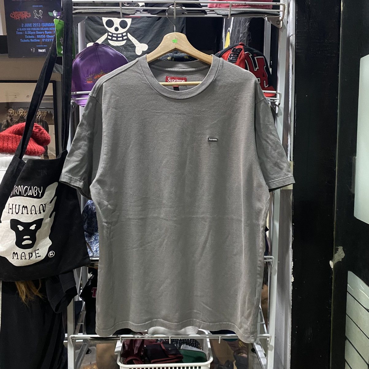Supreme Small Box Tee Grey Supreme Small Supreme Grey T Shirt