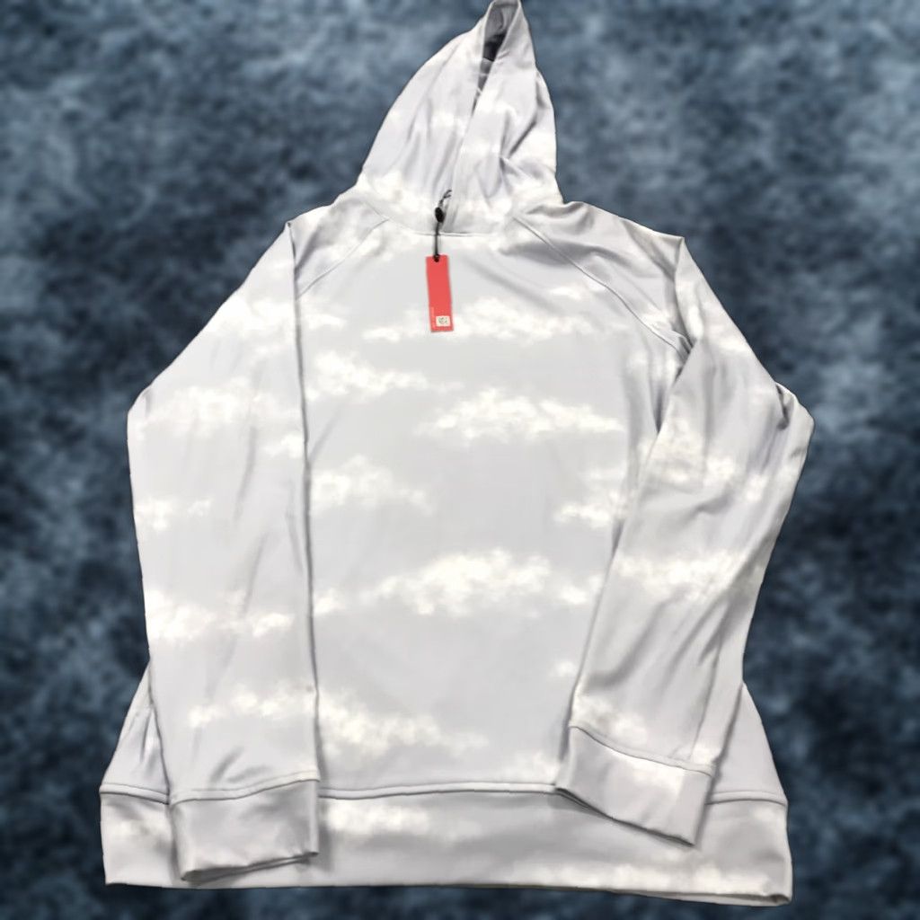 Vintage Redvanly Hoodie Mens M Gray Abstract Golf Bayre Performance Sweatshirt NWT Size US M / EU 48-50 / 2 - 1 Thumbnail