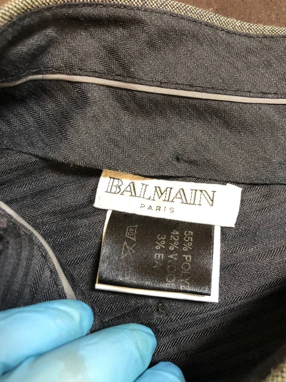 Balmain Balmain Formal Trousers Balmain gray vintage Size US 34 / EU 50 - 2 Thumbnail