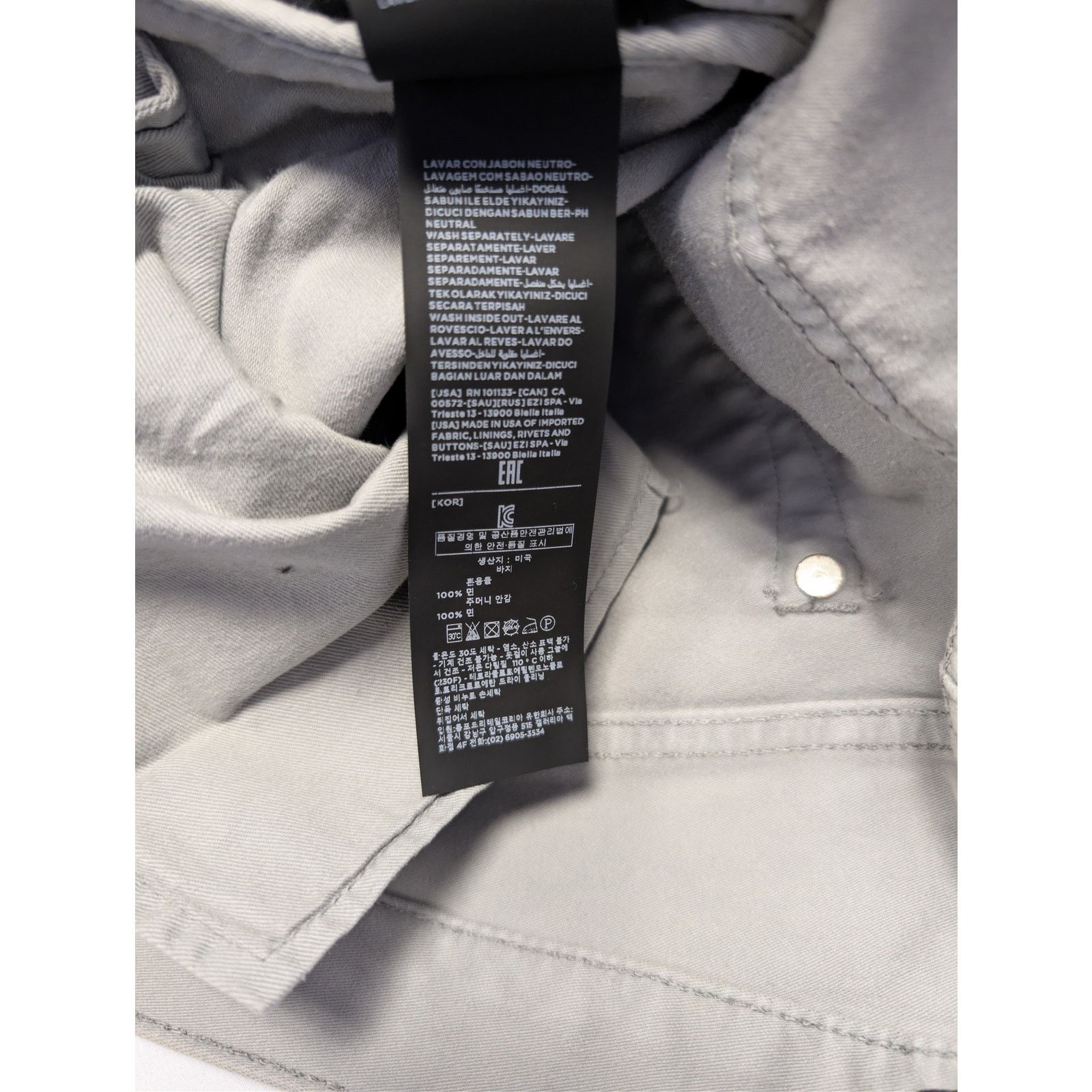 Tom Ford o1rshd1 Straight Jeans in Grey Size US 34 / EU 50 - 19 Thumbnail