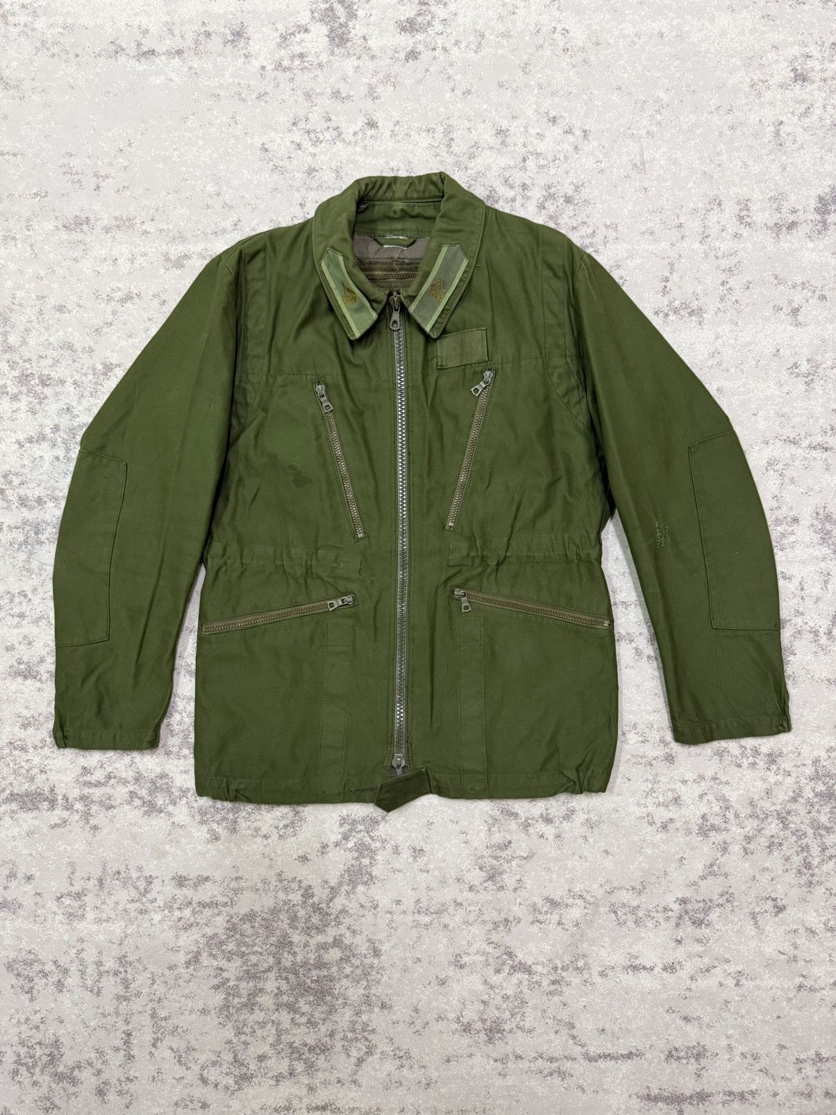 Vintage 1970s Swedish Army m59 tank drivers jacket. Size US S / EU 44-46 / 1 - 3 Thumbnail