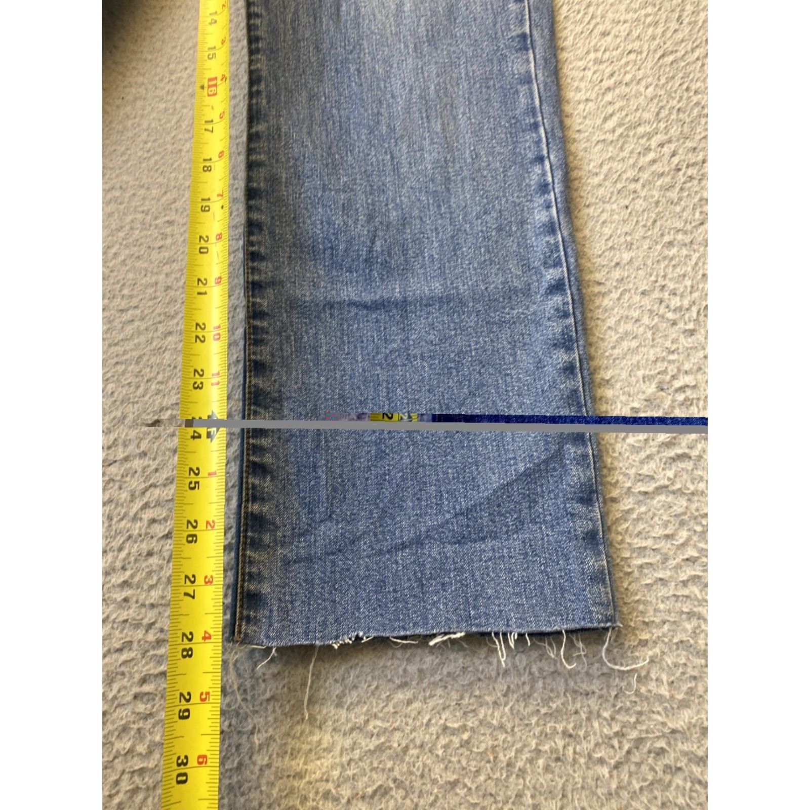 Ralph Lauren Lauren Ralph Lauren Jeans Women’s Size 6 Americana Slim Denim Blue - /159-12 Zip Denim Belted Slimming Straight 28 Inseam Pants Size 28" / US 6 / IT 42 - 5 Thumbnail