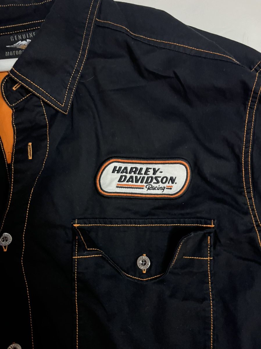 Harley Davidson × Vintage Harley Mechanic Shirt Contrast Stitched sz XXL Size US XXL / EU 58 / 5 - 4 Thumbnail