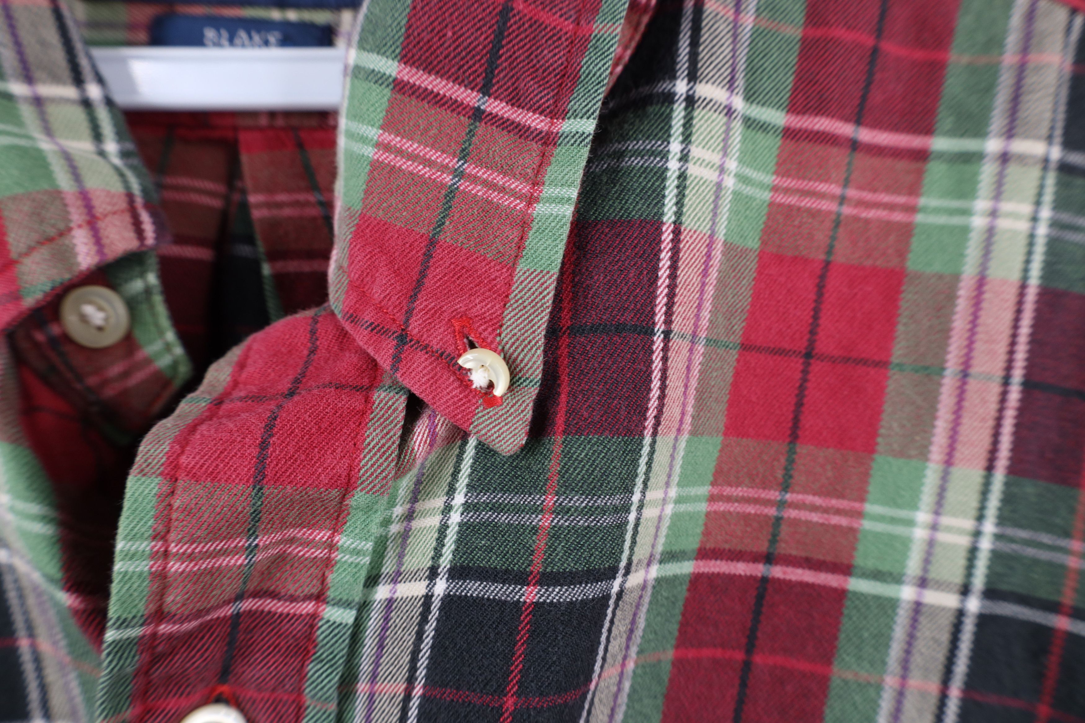 Ralph Lauren × Vintage Vintage 90s Ralph Lauren Collared Flannel Button Down Shirt Size US XL / EU 56 / 4 - 5 Thumbnail