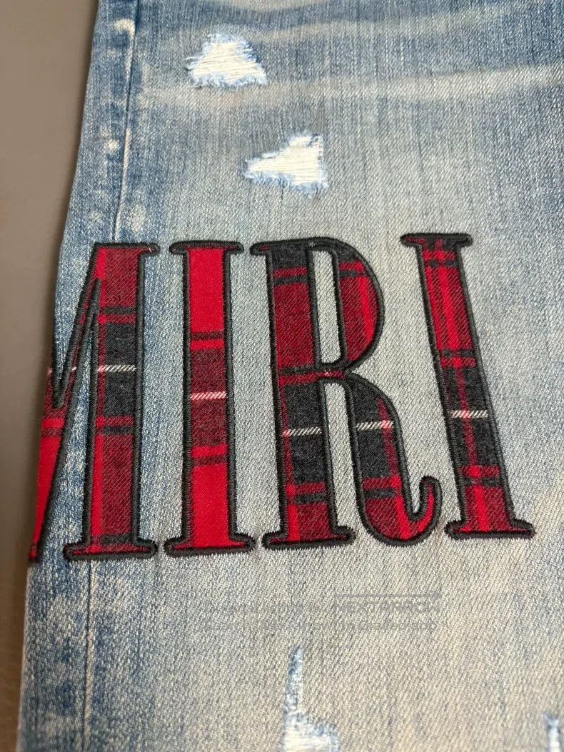 Amiri Amiri Size 31 Embroidered jeans Size US 31 - 3 Thumbnail