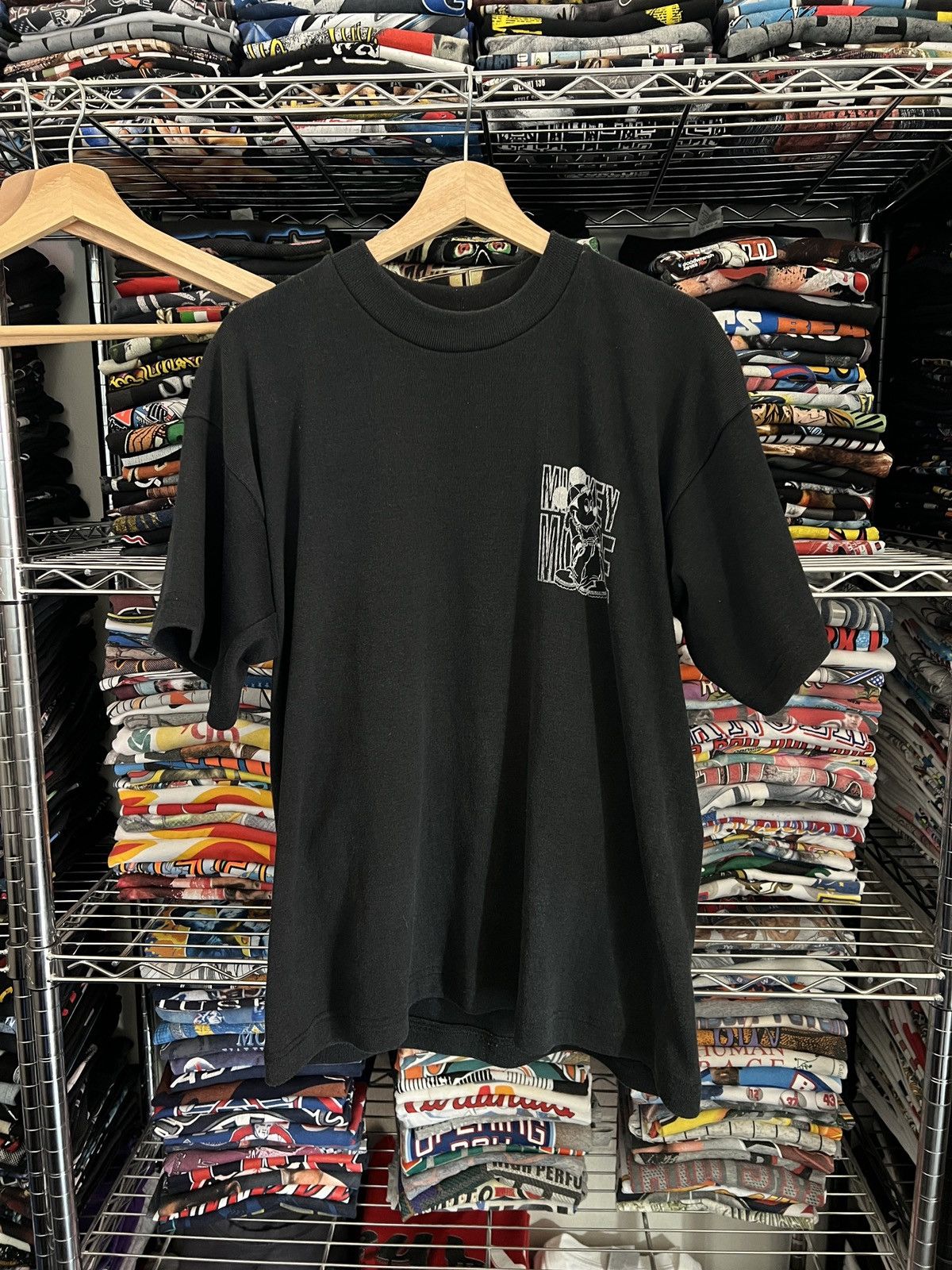 Disney 90s Mickey Mouse Hip Hop Tee Bootleg Size US L / EU 52-54 / 3 - 2 Thumbnail